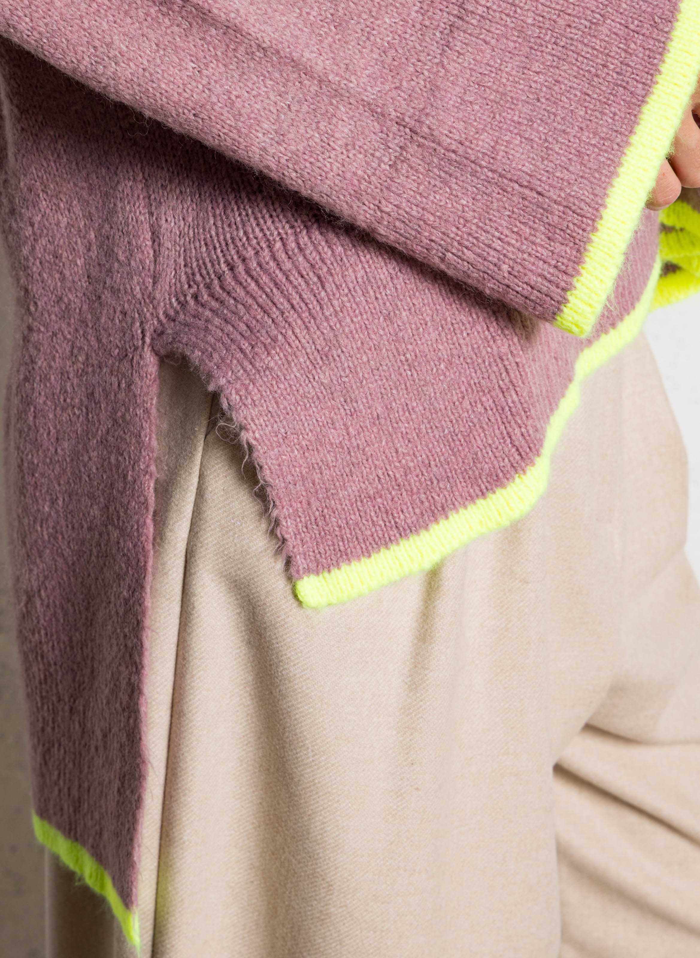 Pull oversize col V DR BLOOM Rose