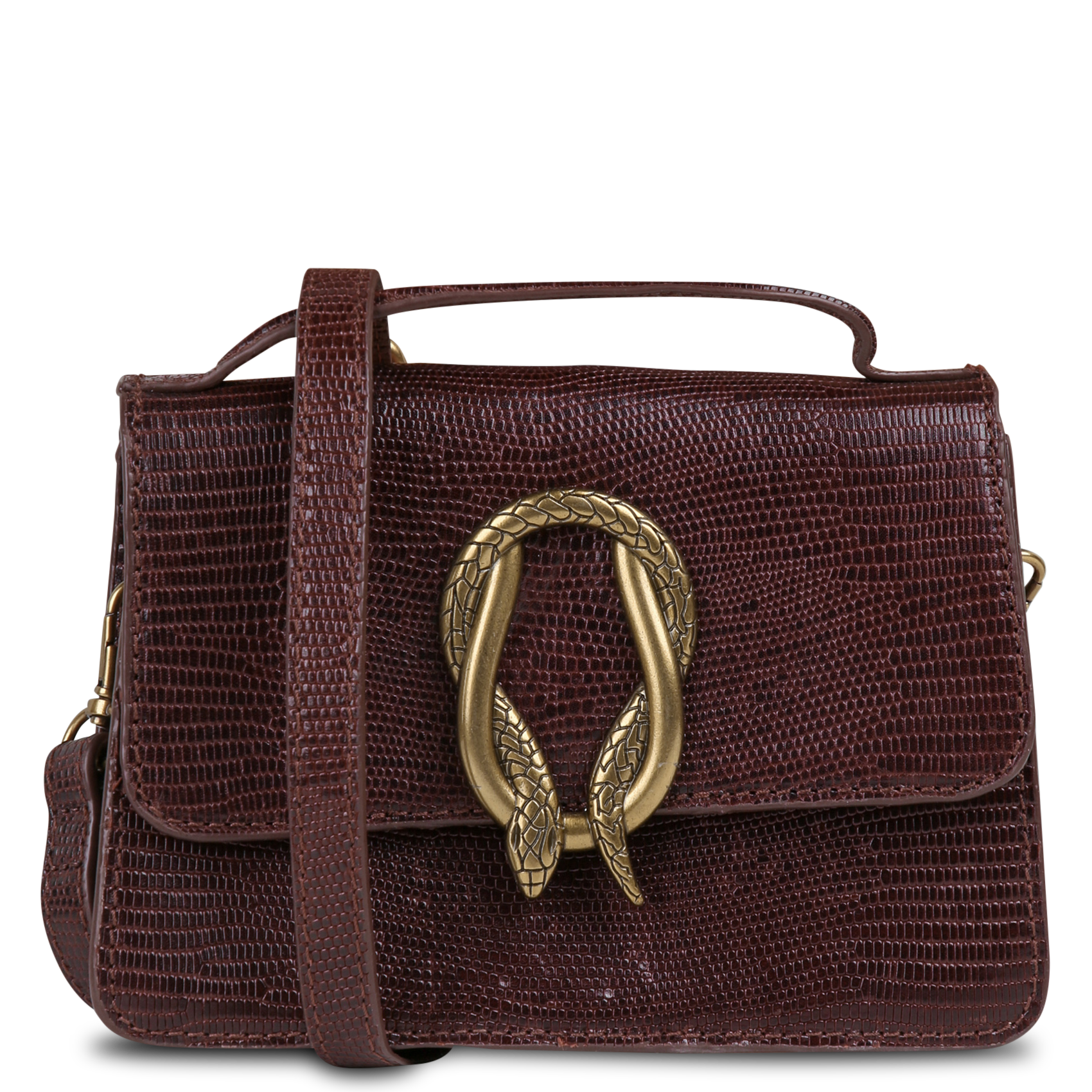 Sac bandoulière en cuir MAISON 123 Rouge