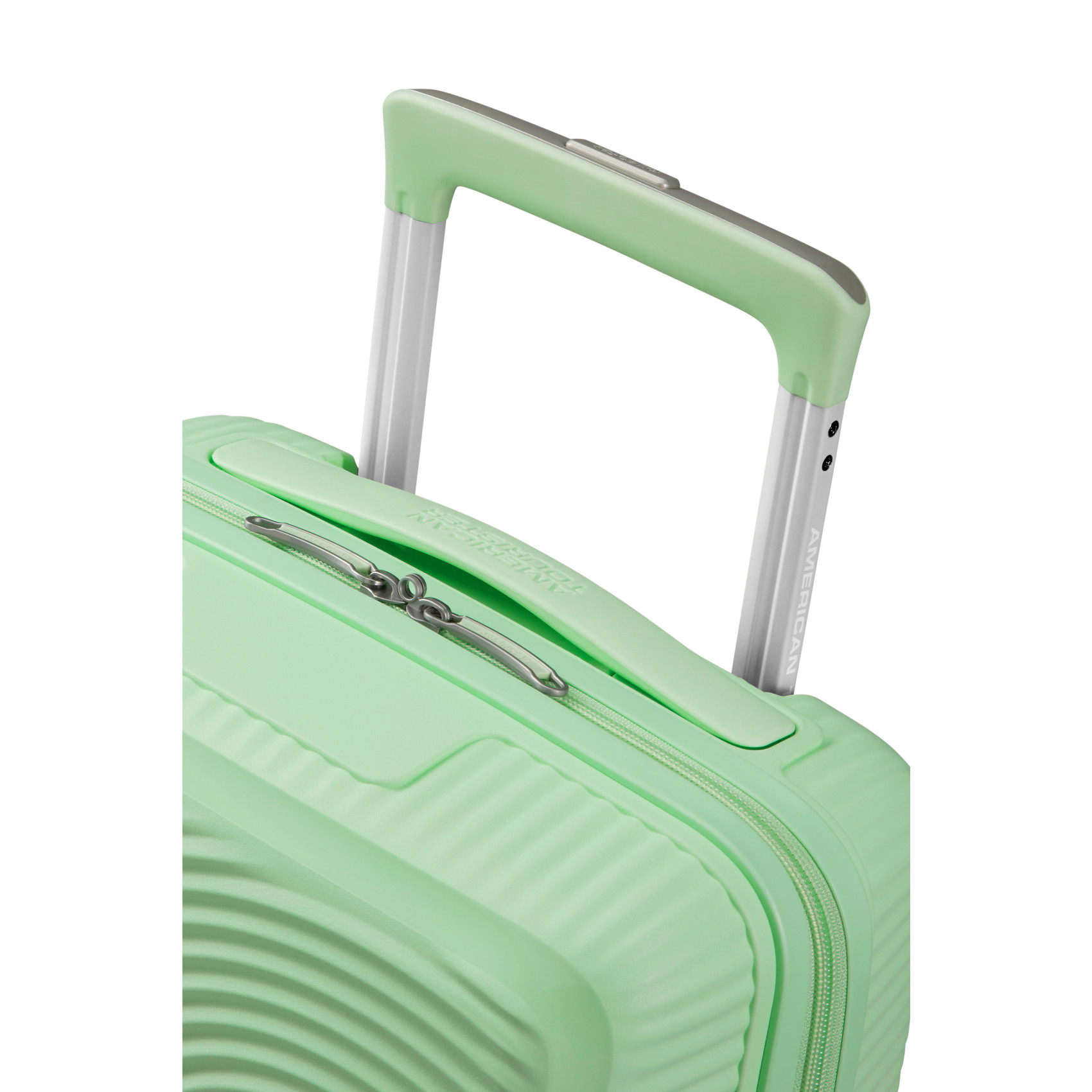 Soundbox Mini Suitcase 4 Wheels Size S AMERICAN TOURISTER Green