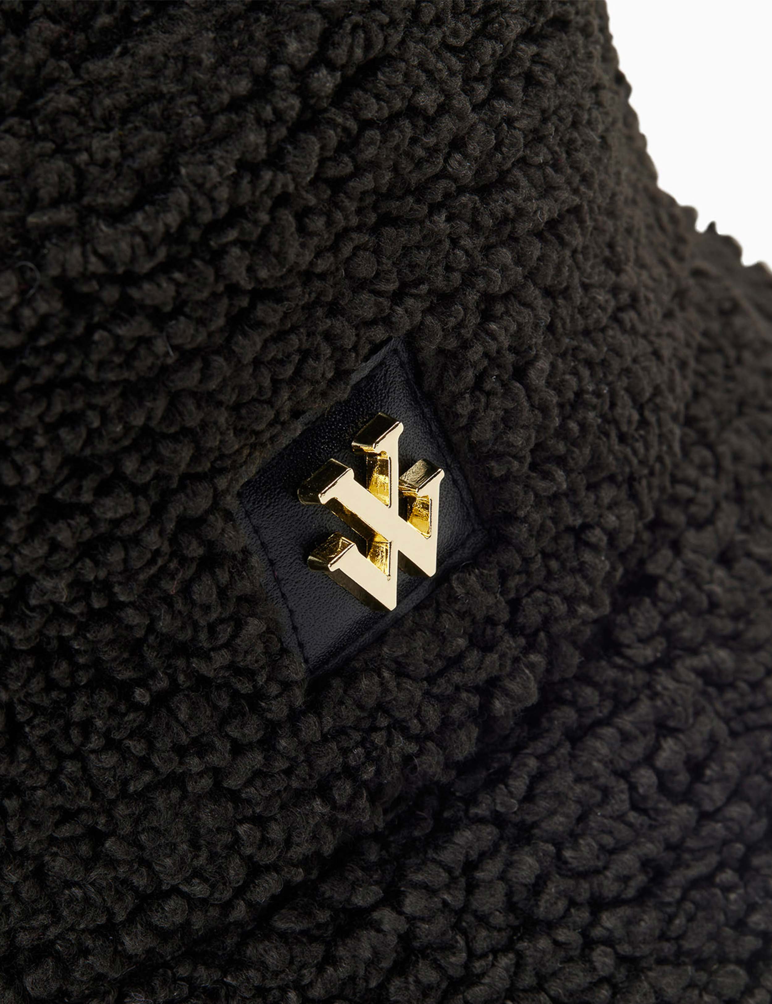 Bob en fausse fourrure VANESSA WU Noir