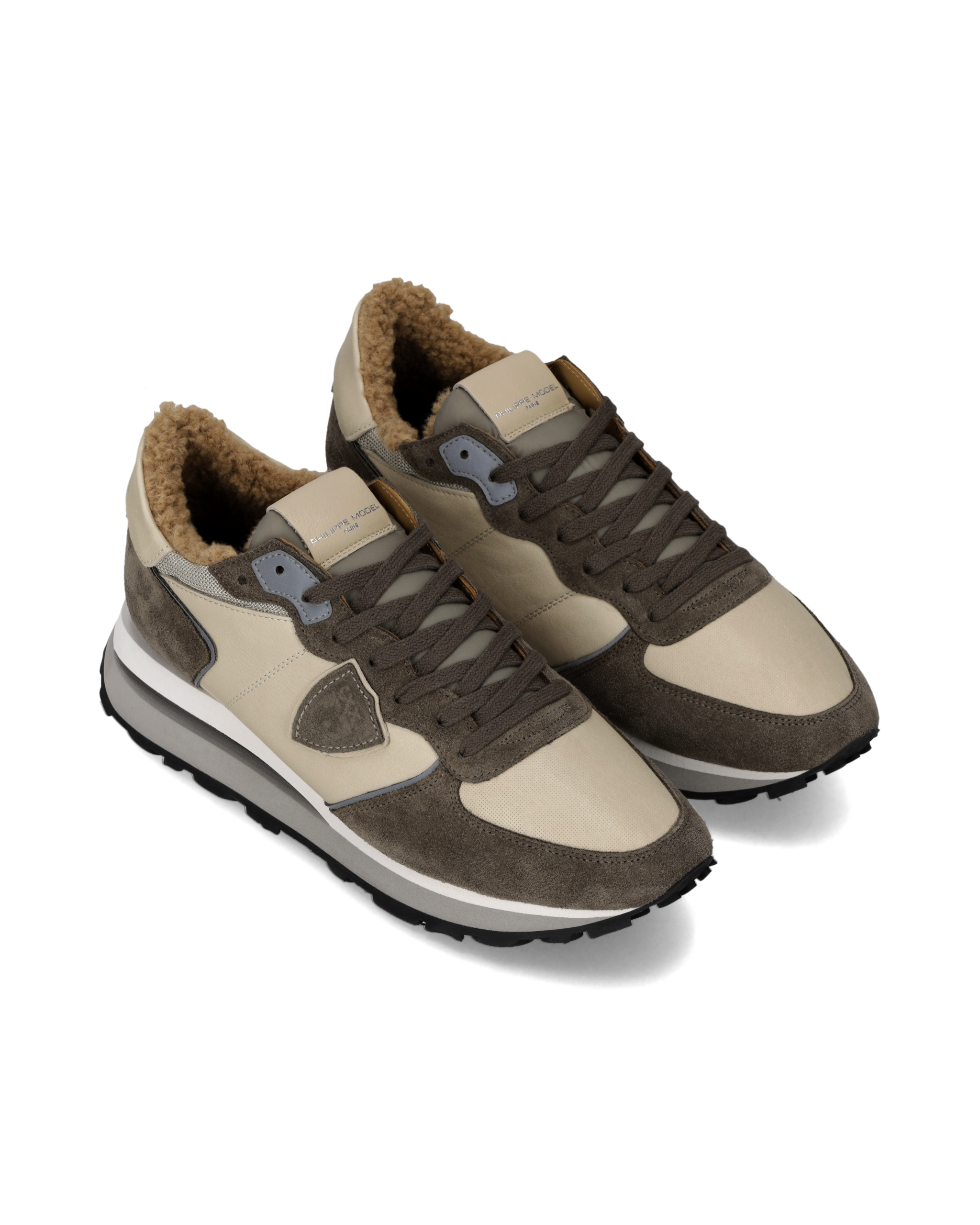 High-top running sneakers PHILIPPE MODEL Beige