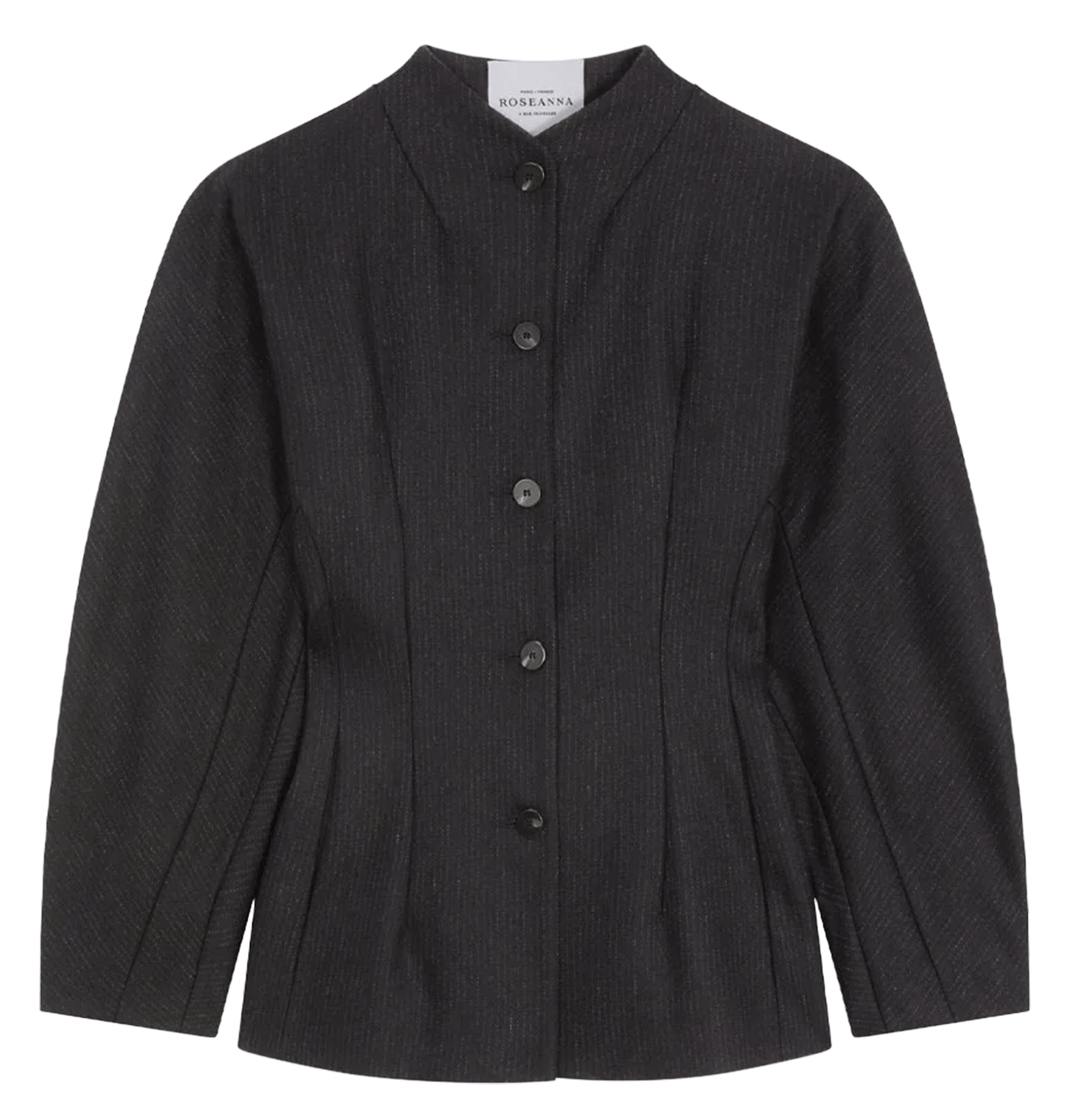 Aquarelle - Taillierte Baumwolljacke  ROSEANNA Schwarz