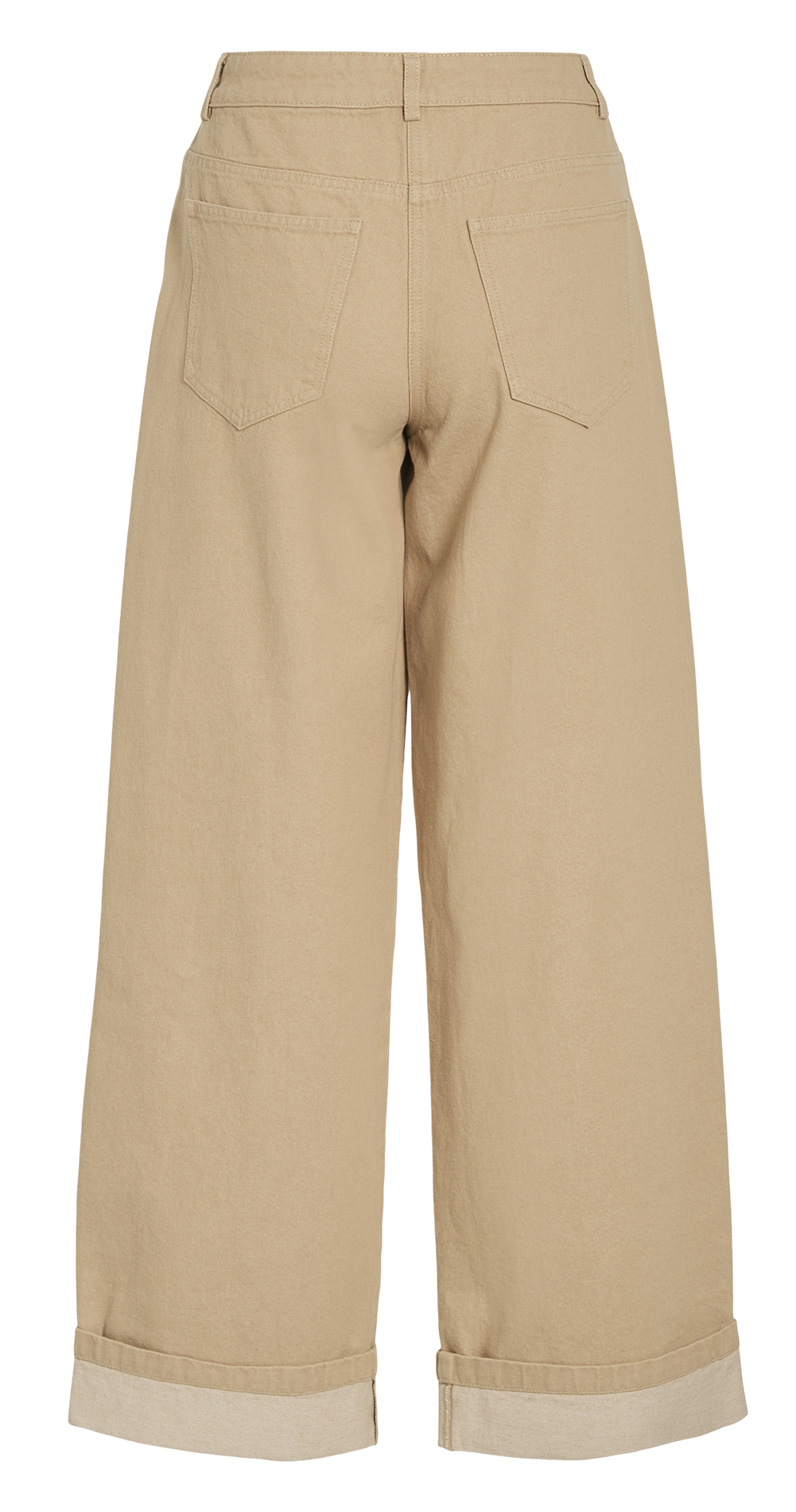 Grote katoenen jeans VILA Bruin