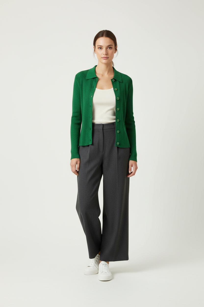 Cardigan TARA JARMON - Seconde Main Green