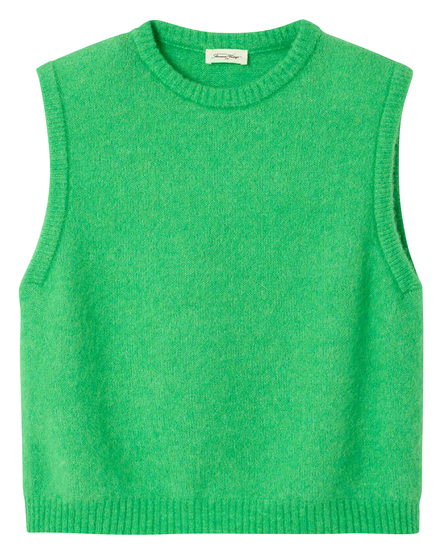 Lang gebreid vest van wolmix AMERICAN VINTAGE