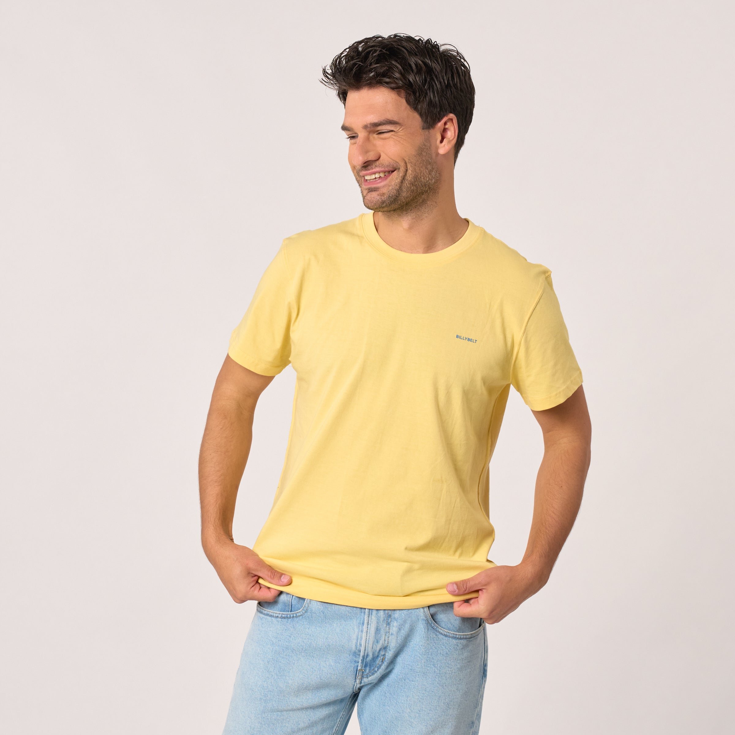 Billy organic cotton t-shirt BILLYBELT Yellow