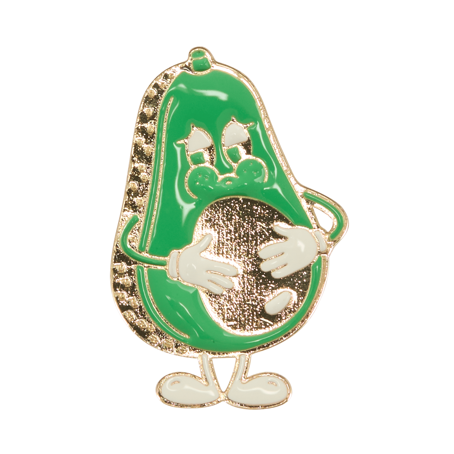 Brosche aus Messing-Mix DES PETITS HAUTS Golden