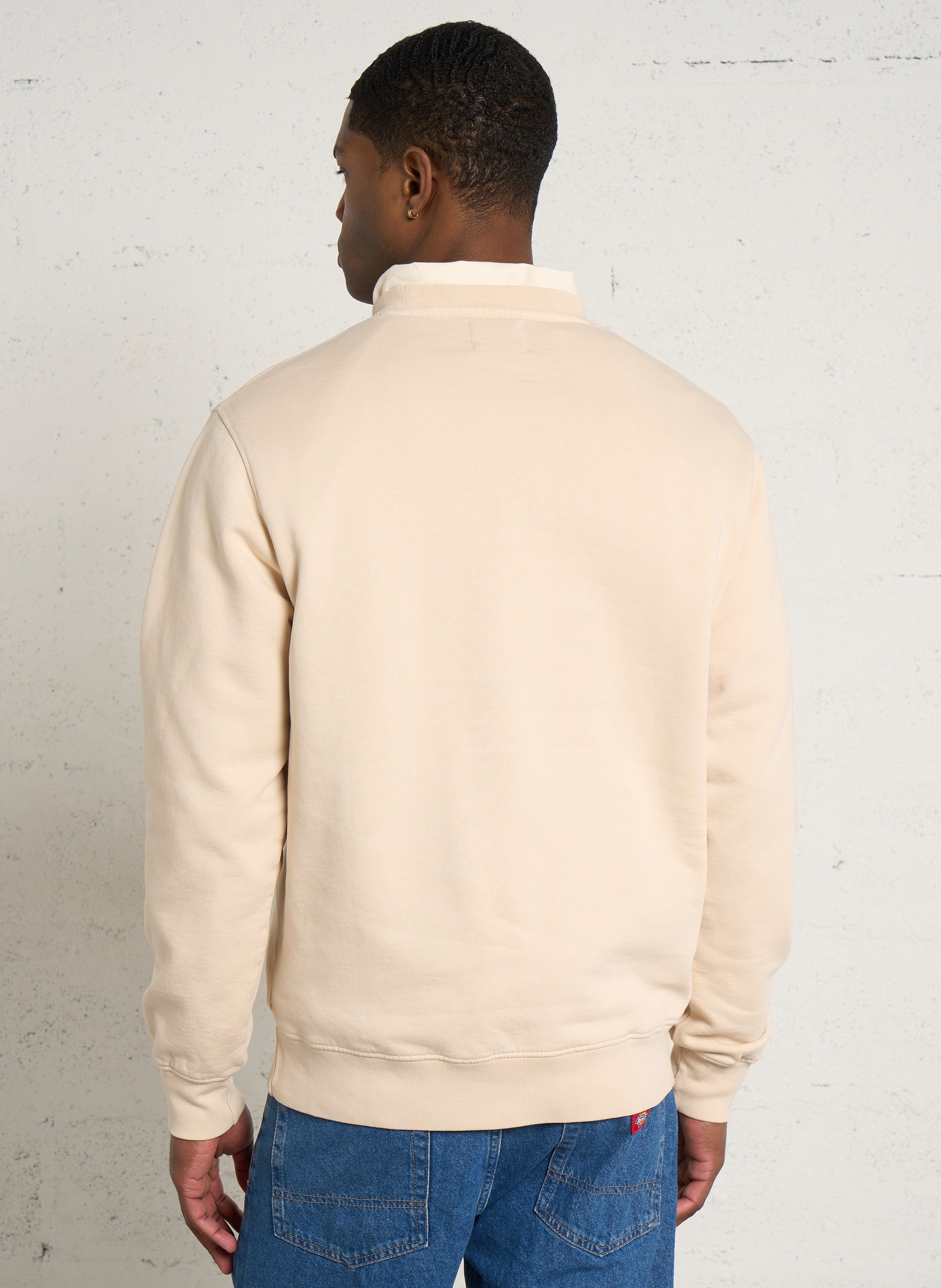 Rundhals-Sweatshirt aus Bio-Baumwolle, Regular Fit COLORFUL STANDARD Weiss