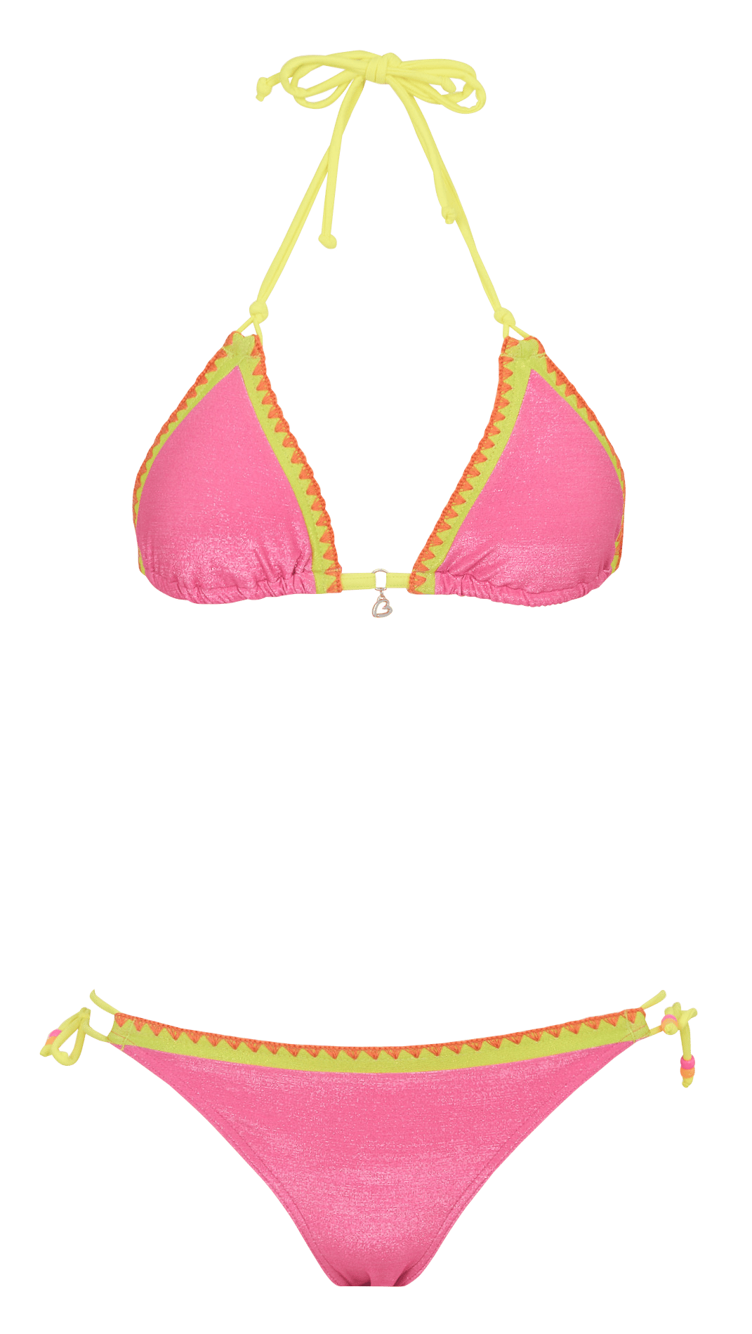 Glittery two-piece swimsuit BANANA MOON Pink