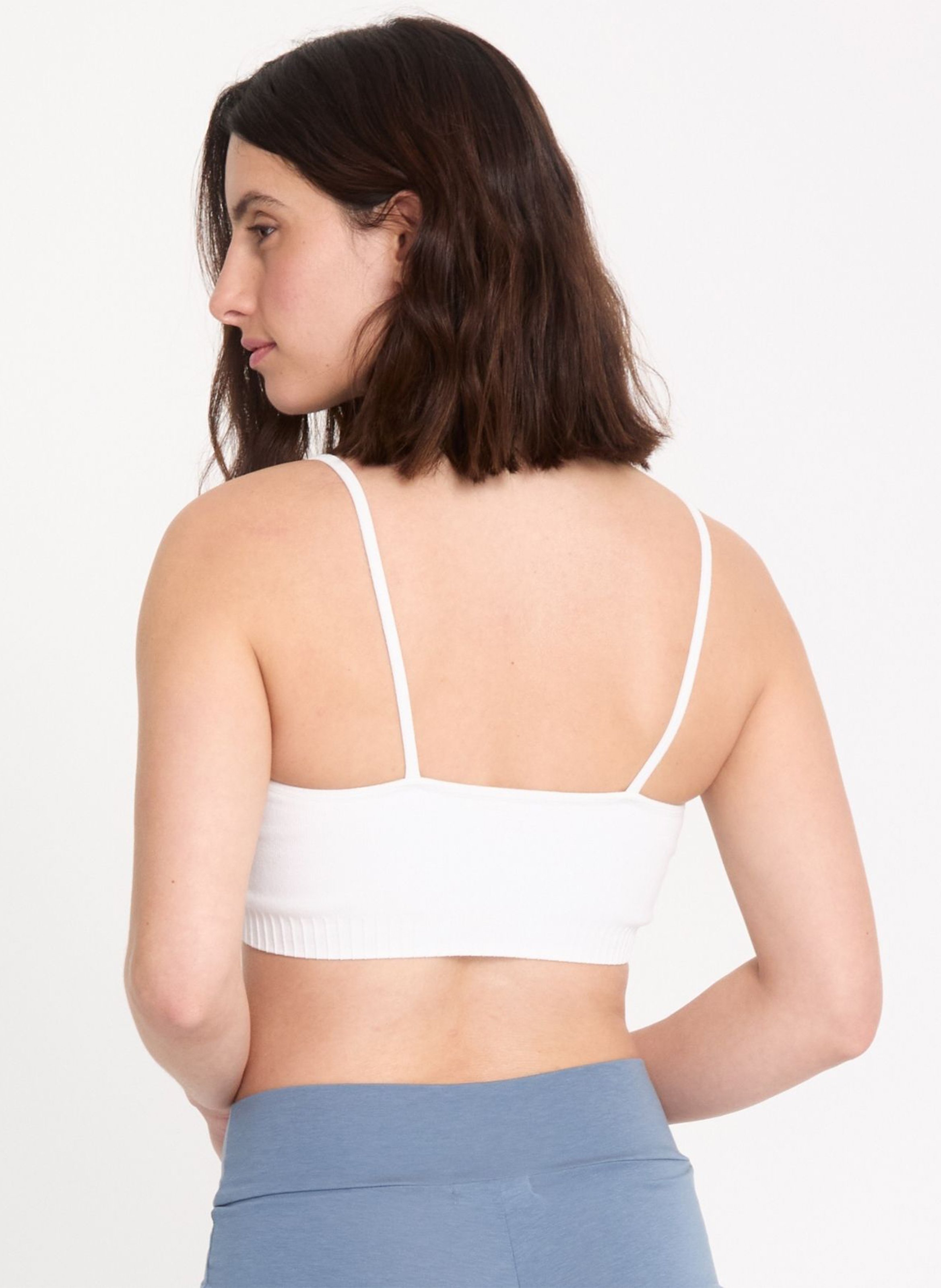 Seamless yoga bra YOGA SEARCHER White