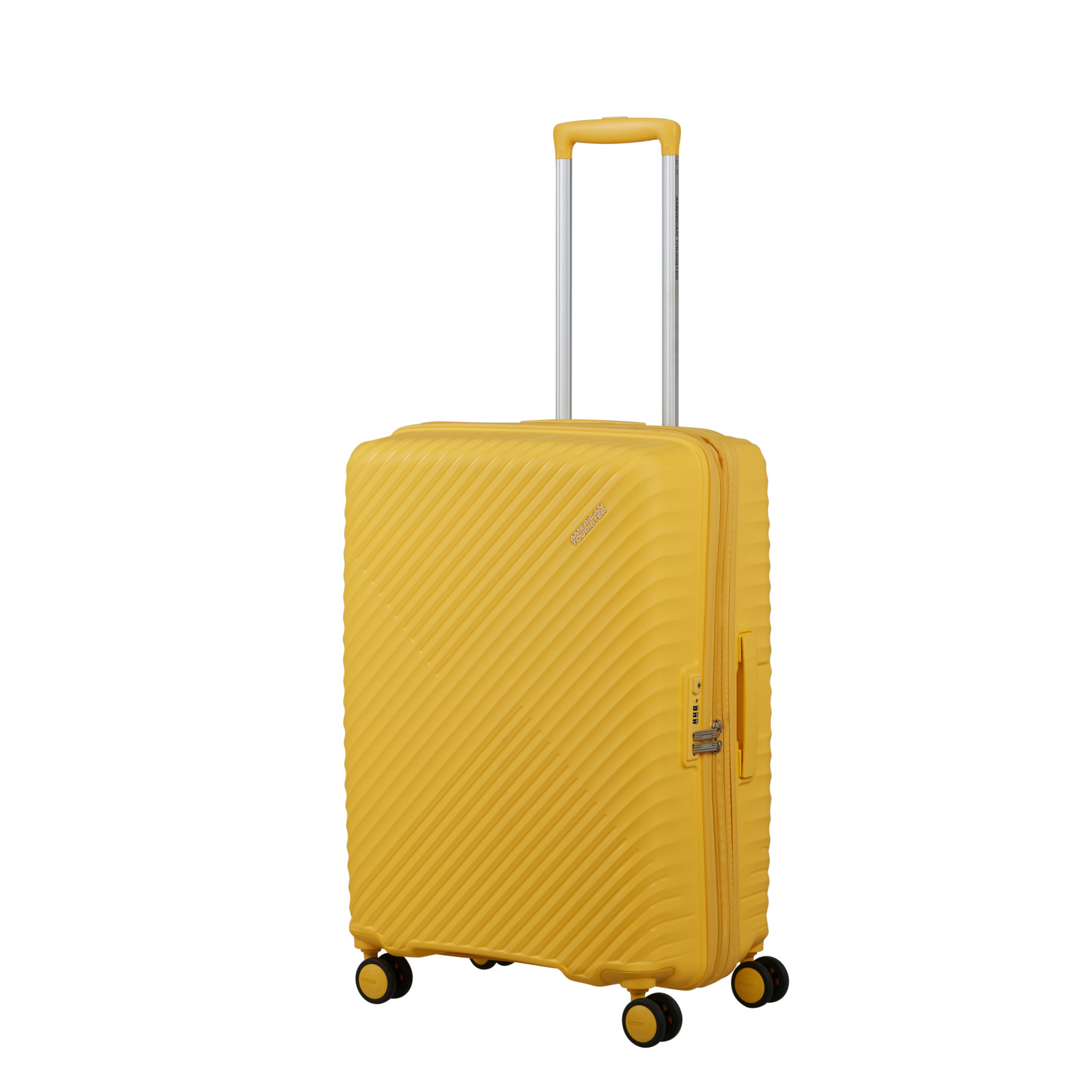 Diablast 4-wheel suitcase size M AMERICAN TOURISTER Yellow