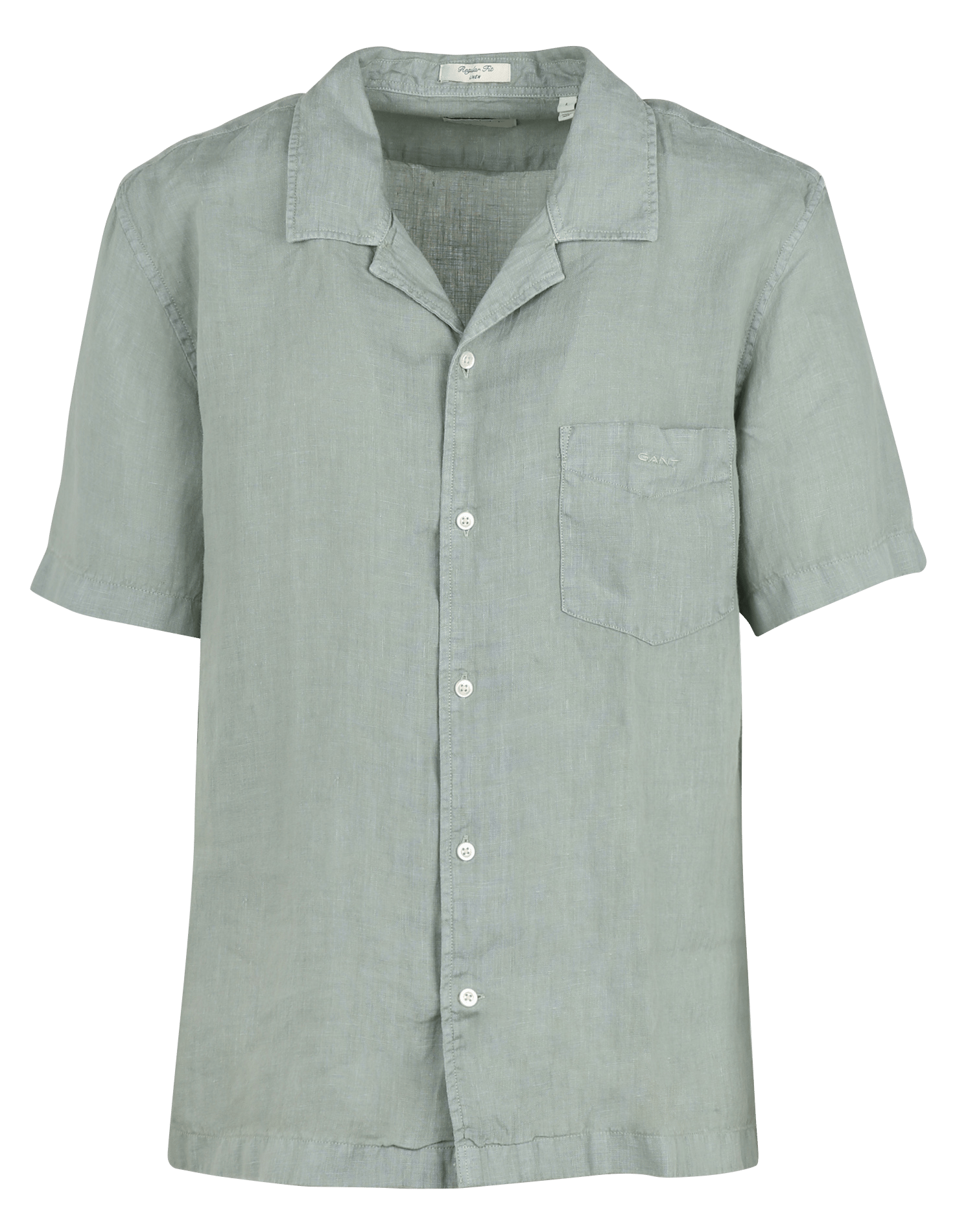 Geruit, linnen overhemd met klassieke kraag GANT