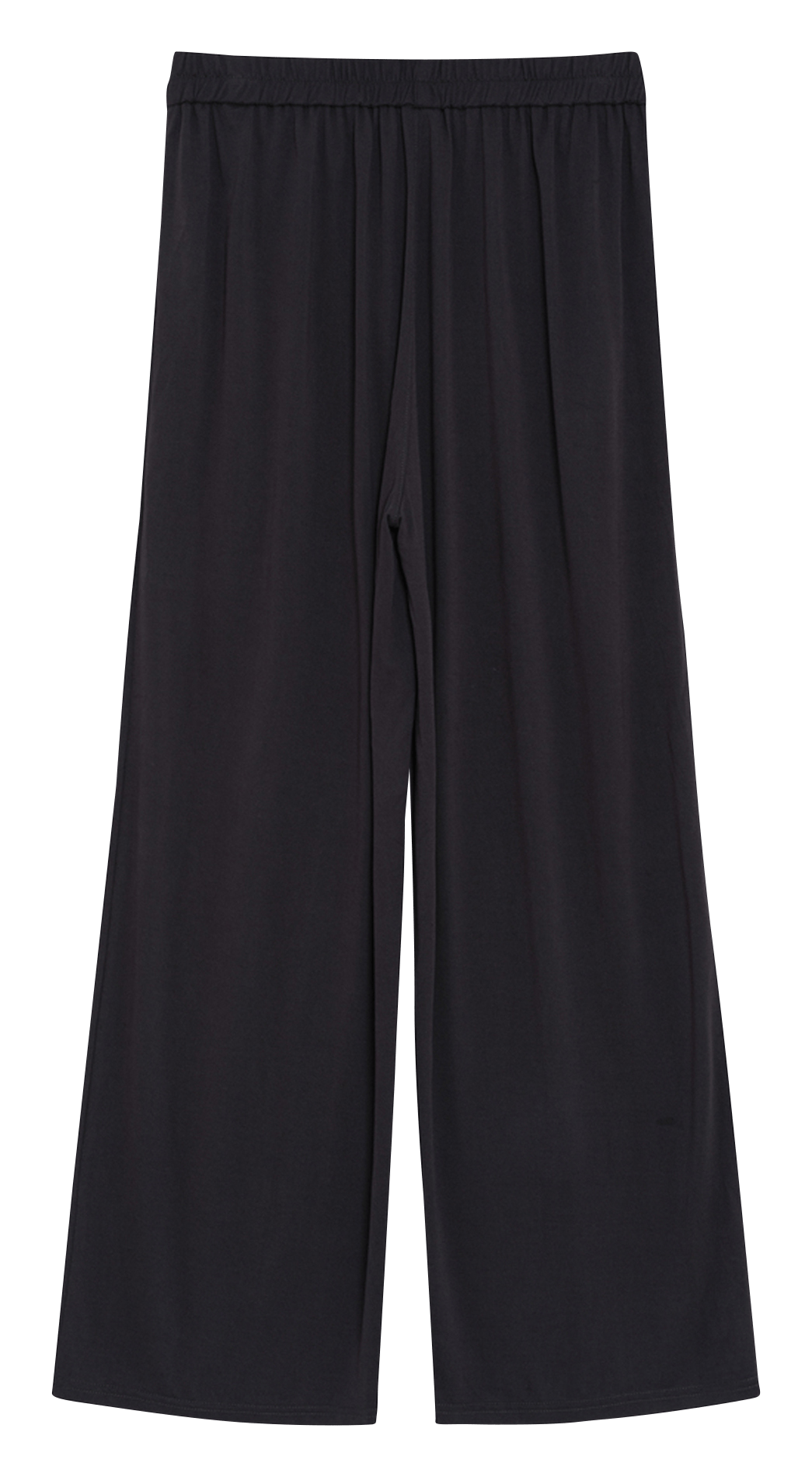 Wide fluid plain trousers GRACE ET MILA Black