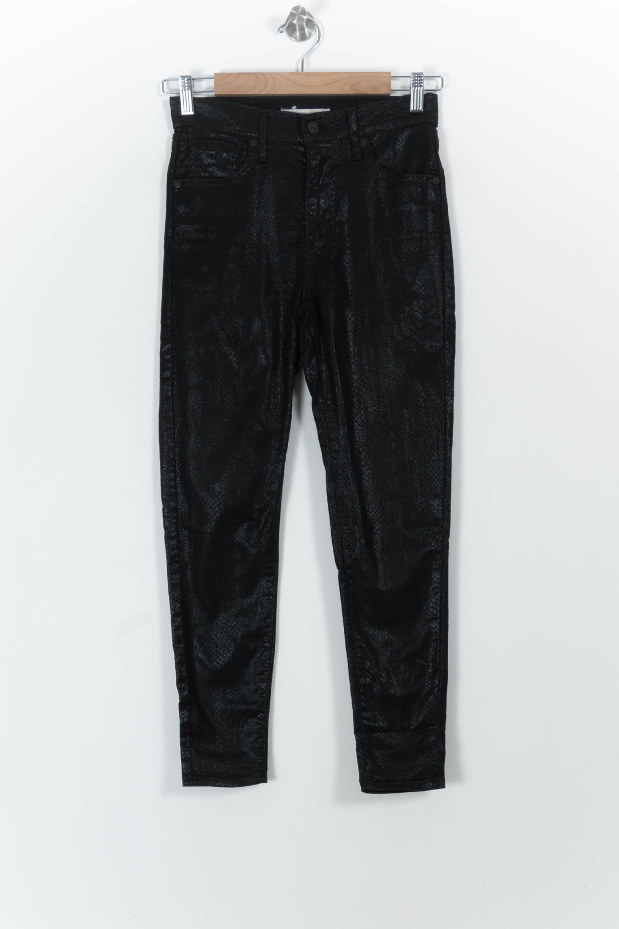 Cropped slim jeans with studs LEVI'S - Seconde main Black