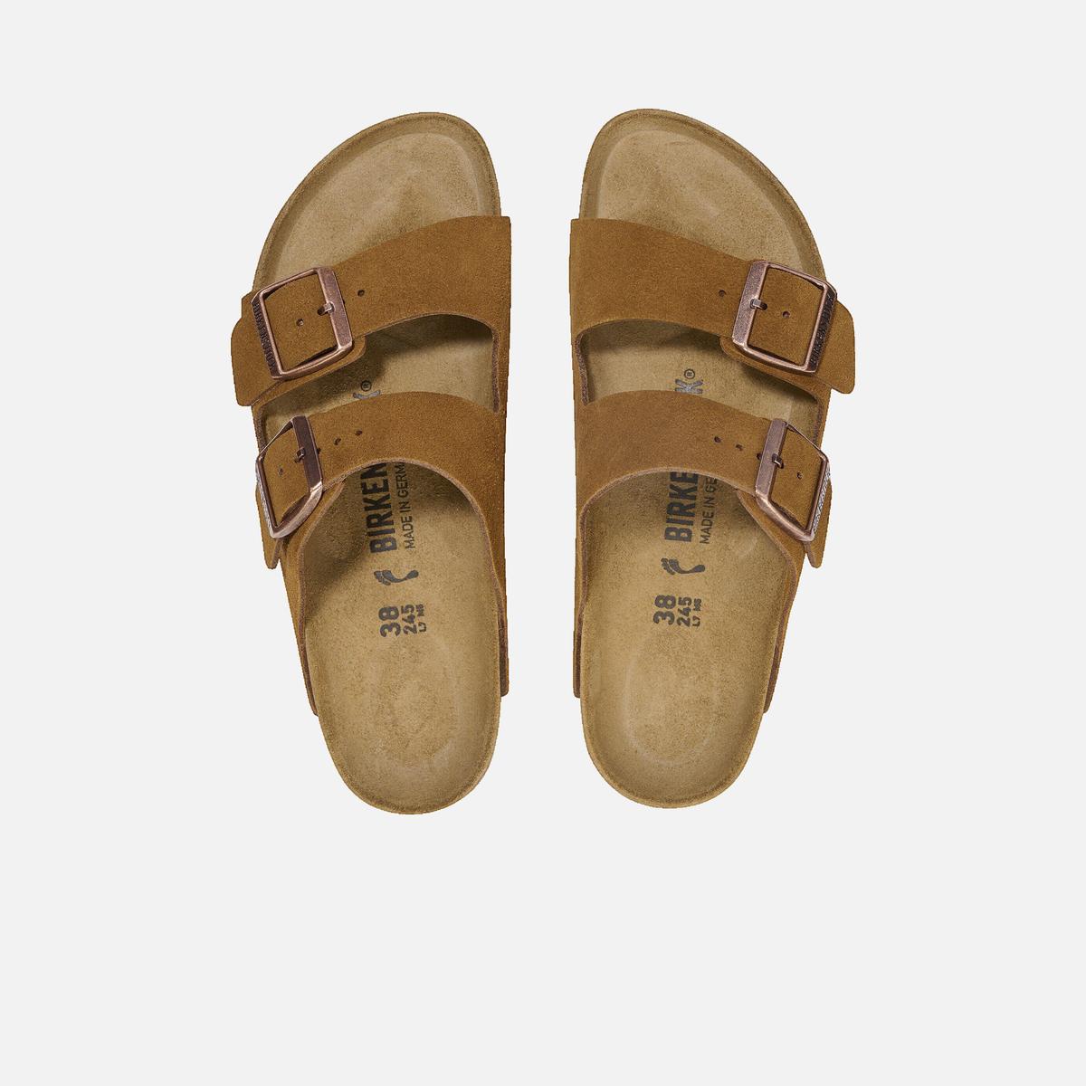 Arizona flat sandals BIRKENSTOCK Brown