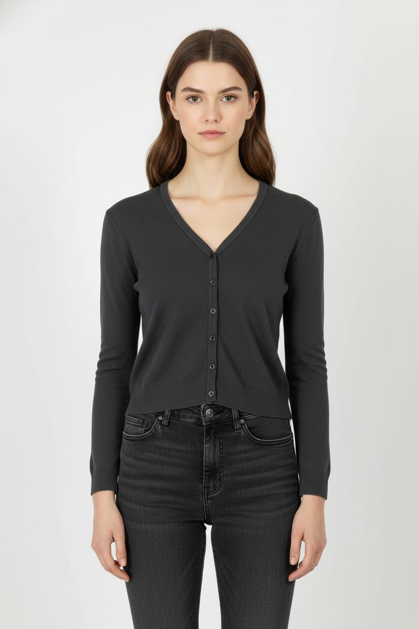 Cardigan AGNES B. - Seconde Main Grey
