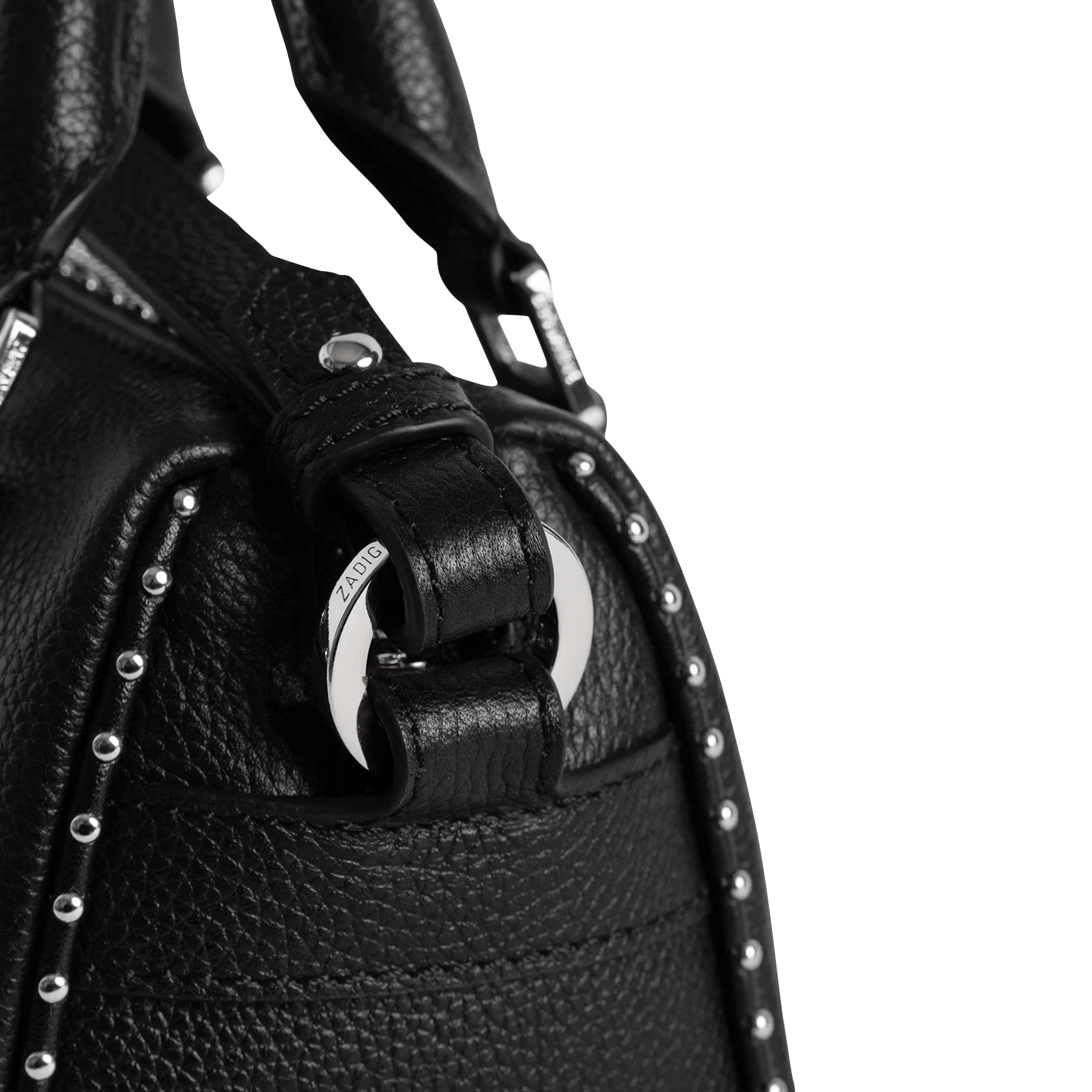 Leather handbag ZADIG&VOLTAIRE Black