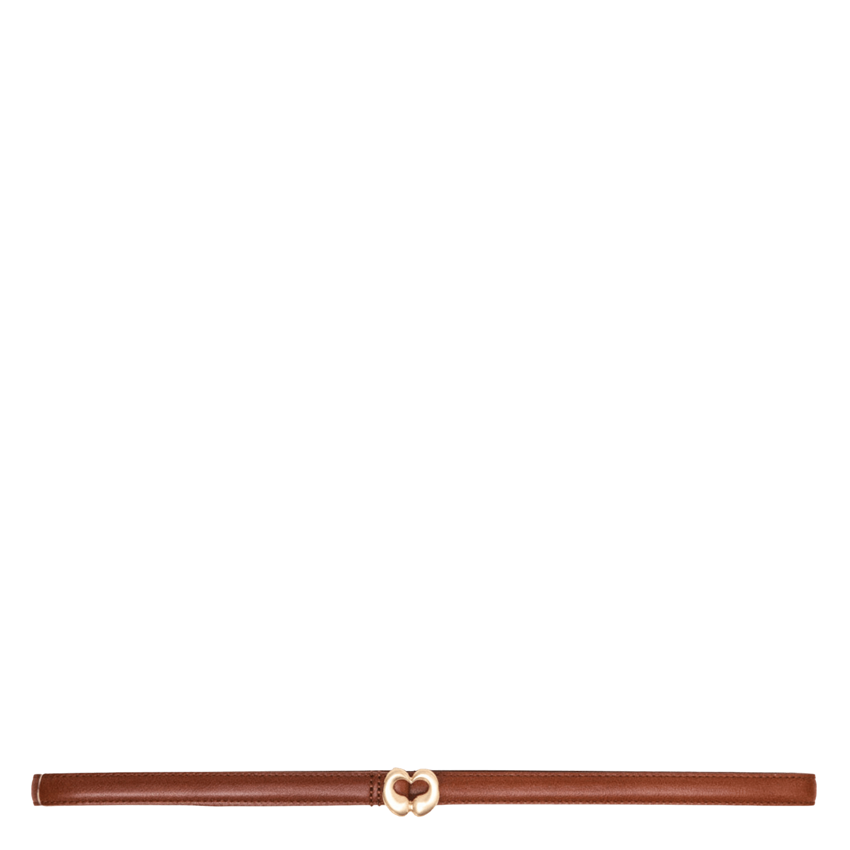 Ceinture en cuir MAJE Marron
