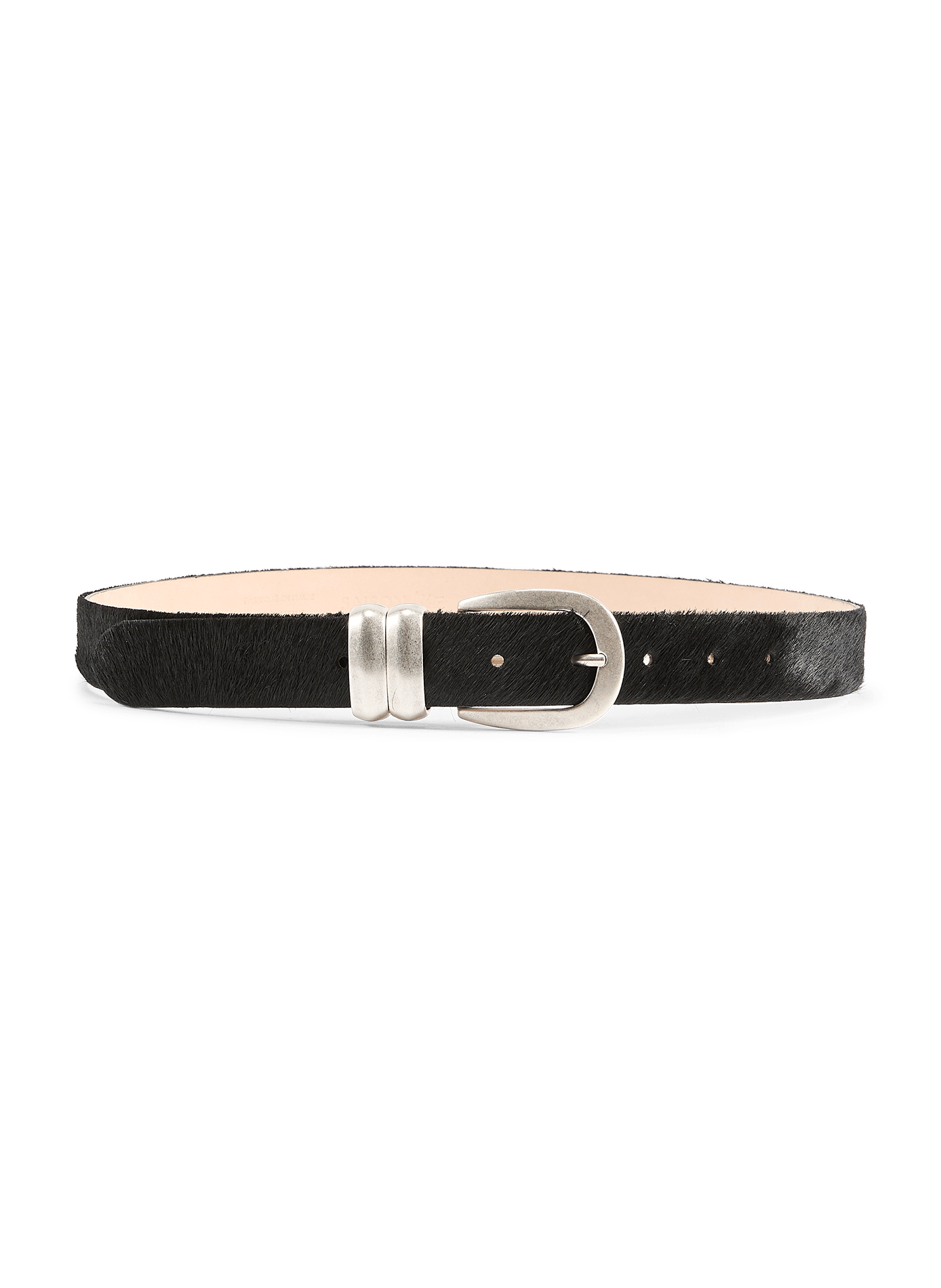 Leather belt  SAISON 1865 Black