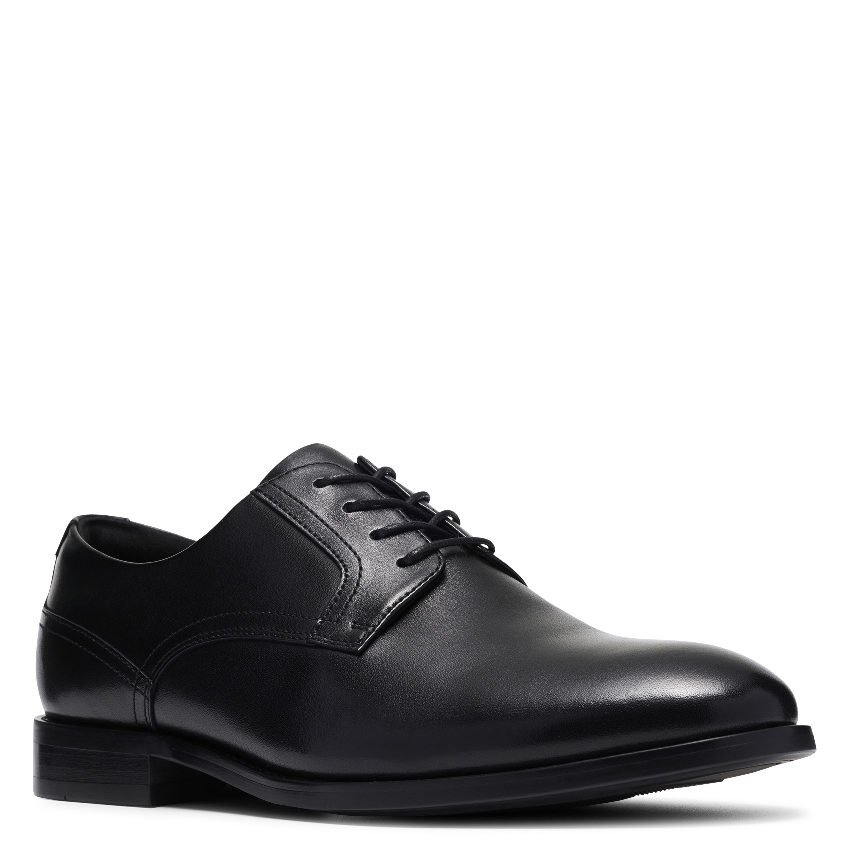Derbies àlacets en cuir CLARKS Noir