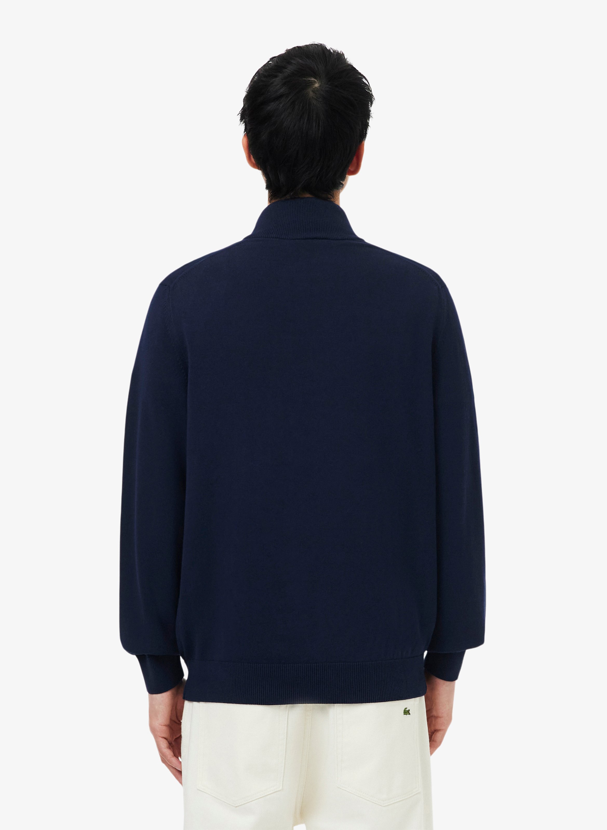 Trui met kraag met rits LACOSTE Blauw