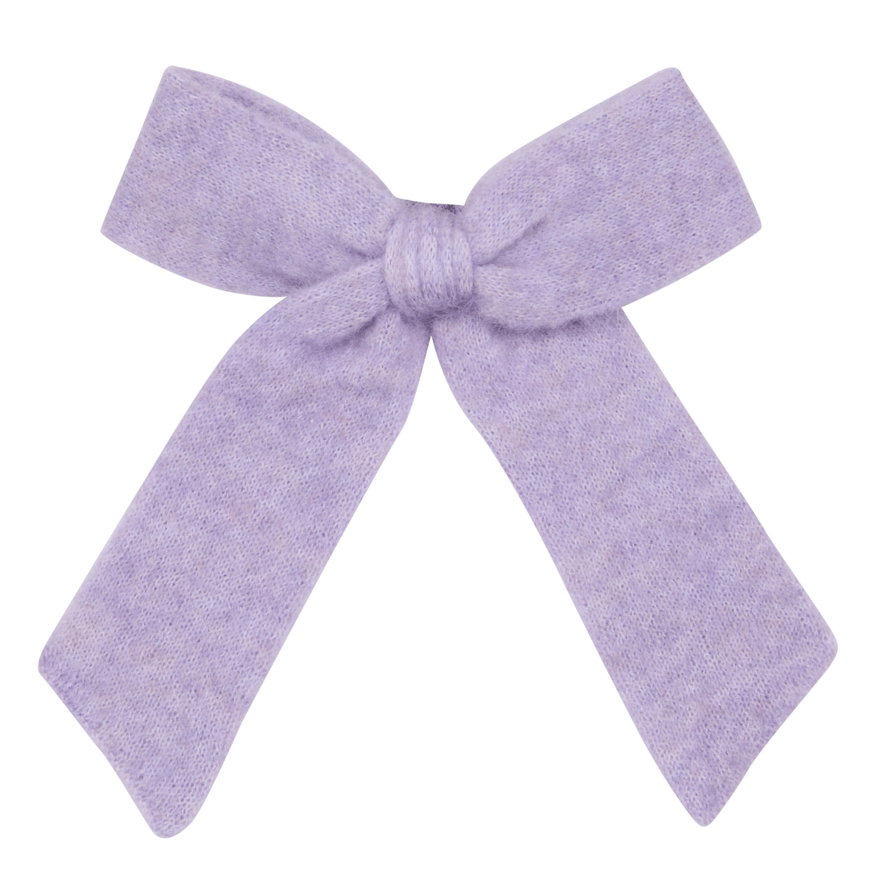 Wool-blend bow barrette DES PETITS HAUTS Purple