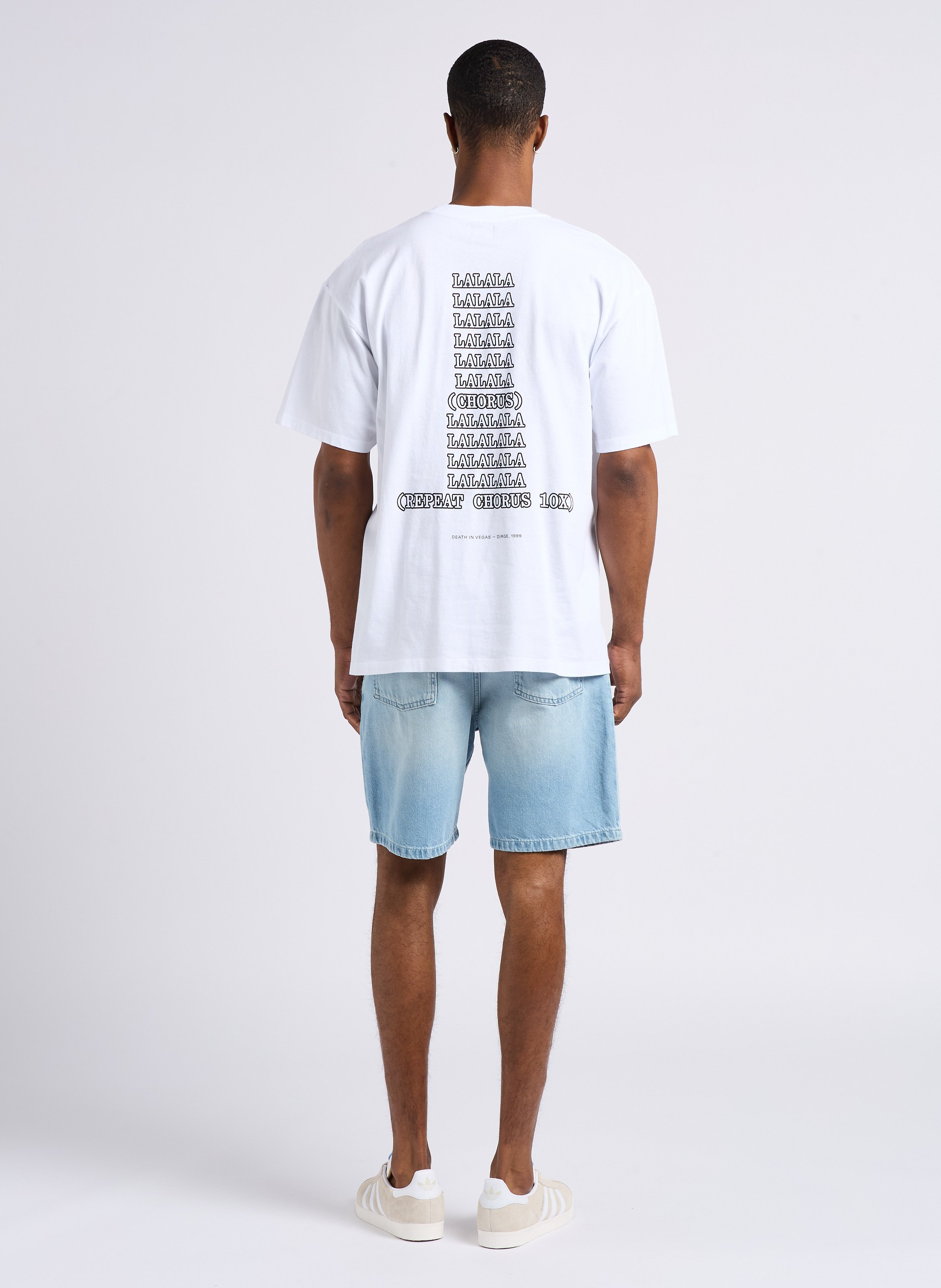 Short droit en coton EDWIN Bleu