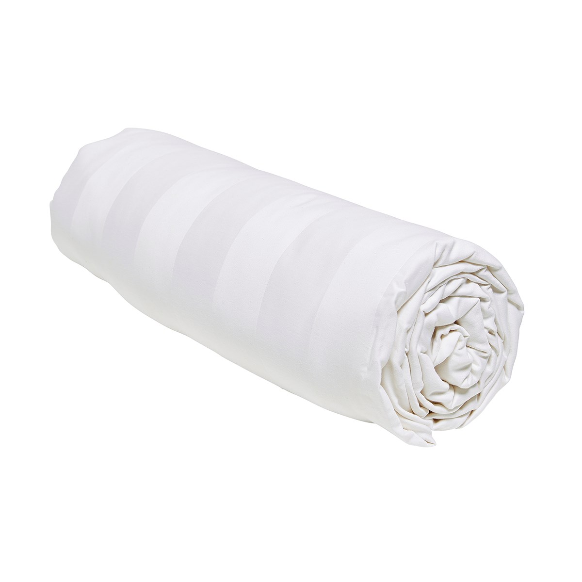 Solid color fitted sheet in cotton TODAY LINGE DE MAISON White