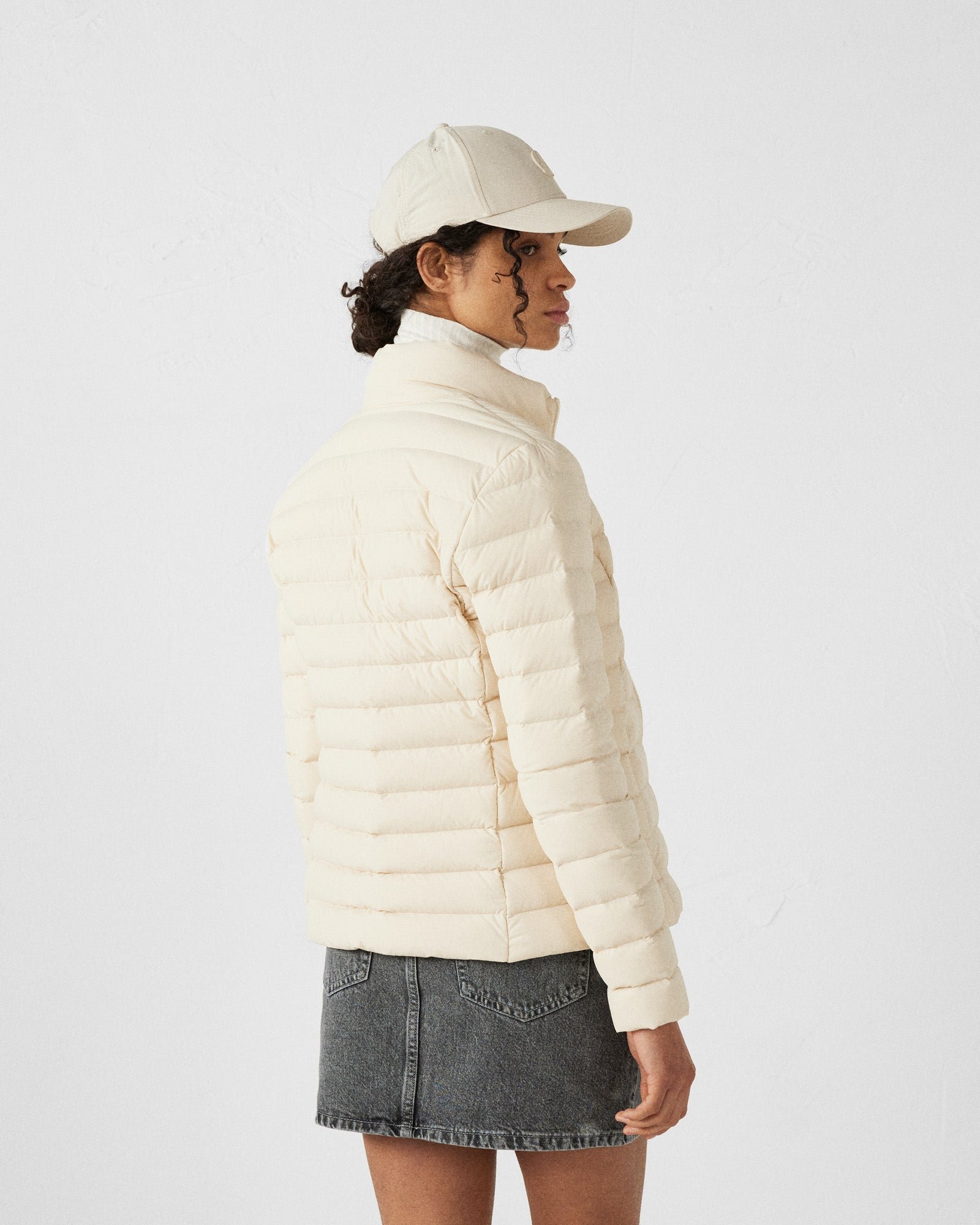 Lightweight stretch down jacket Maia JOTT White