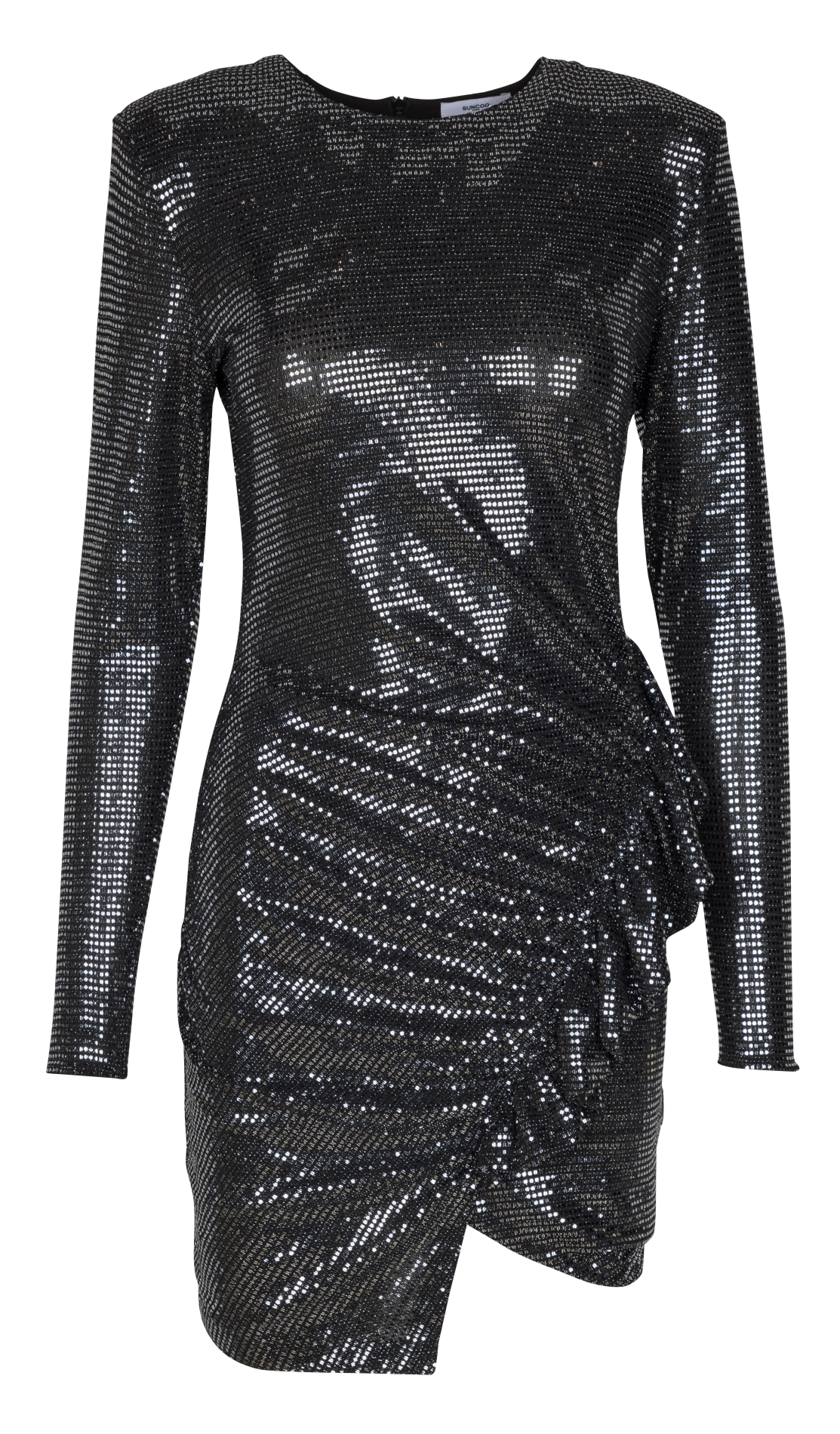 Dress with sequins SUNCOO Silver