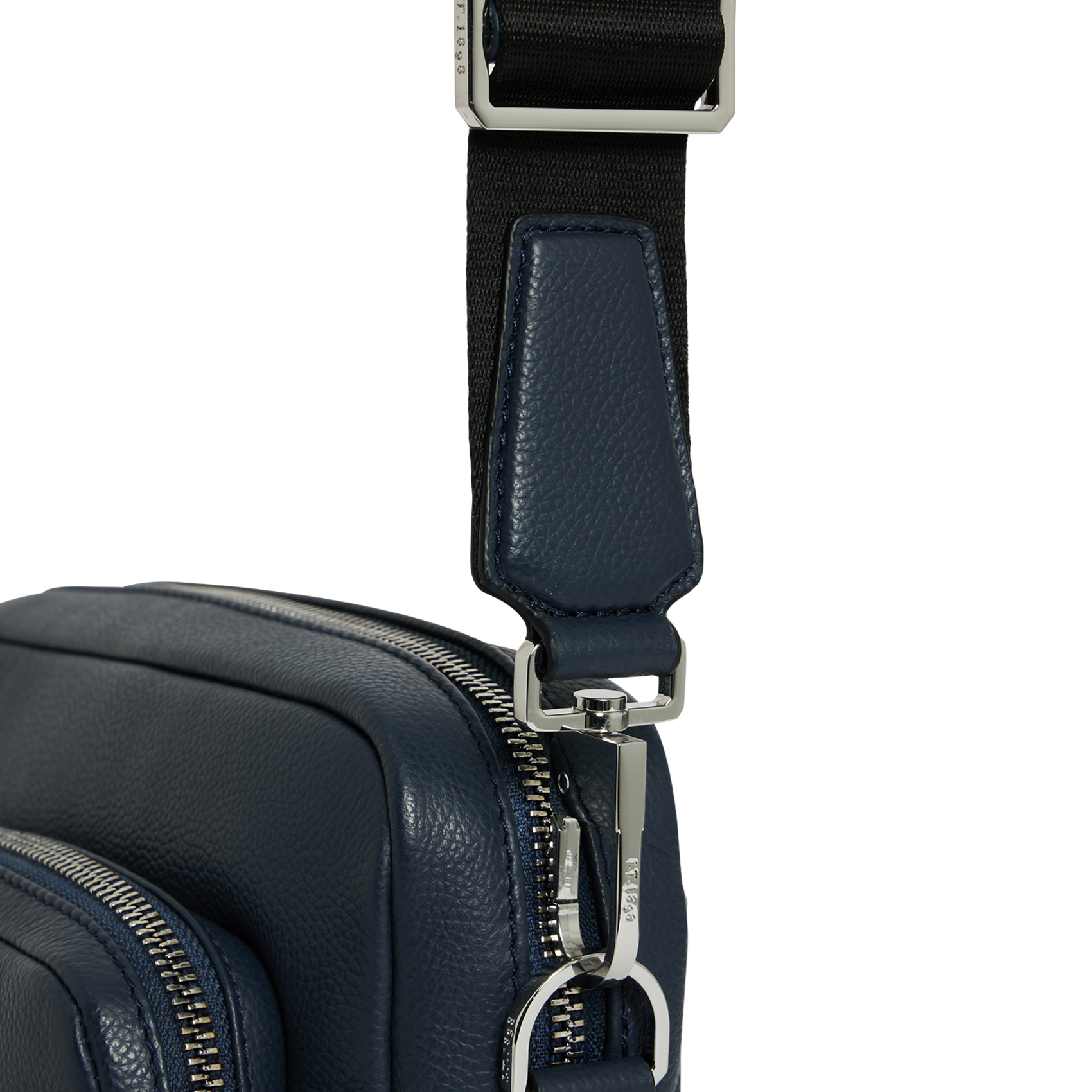 Leren crossbodytas  LE TANNEUR Blauw