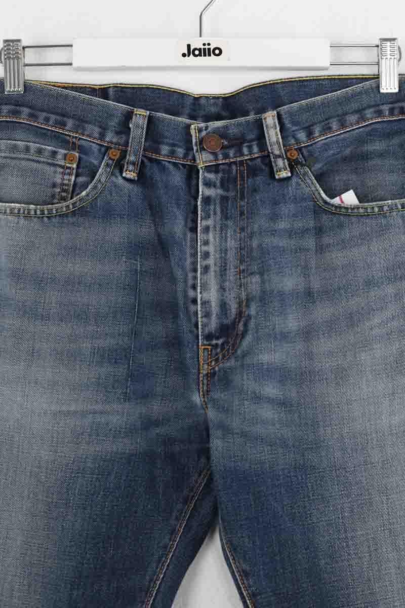 Cotton straight jeans LEVI'S - Seconde main Blue