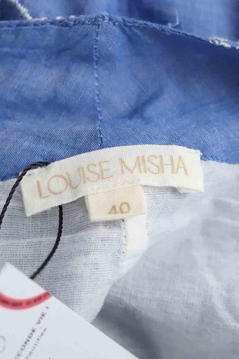 Wide cotton trousers  LOUISE MISHA - Seconde Main Blue