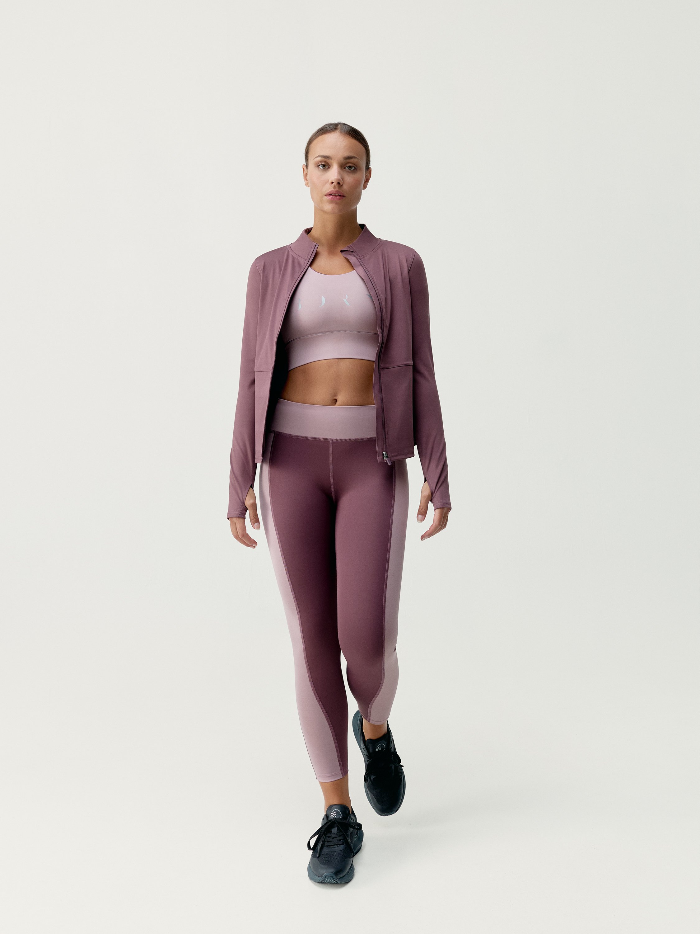 Outer jacket with hidden pockets BORN LIVING YOGA Pink