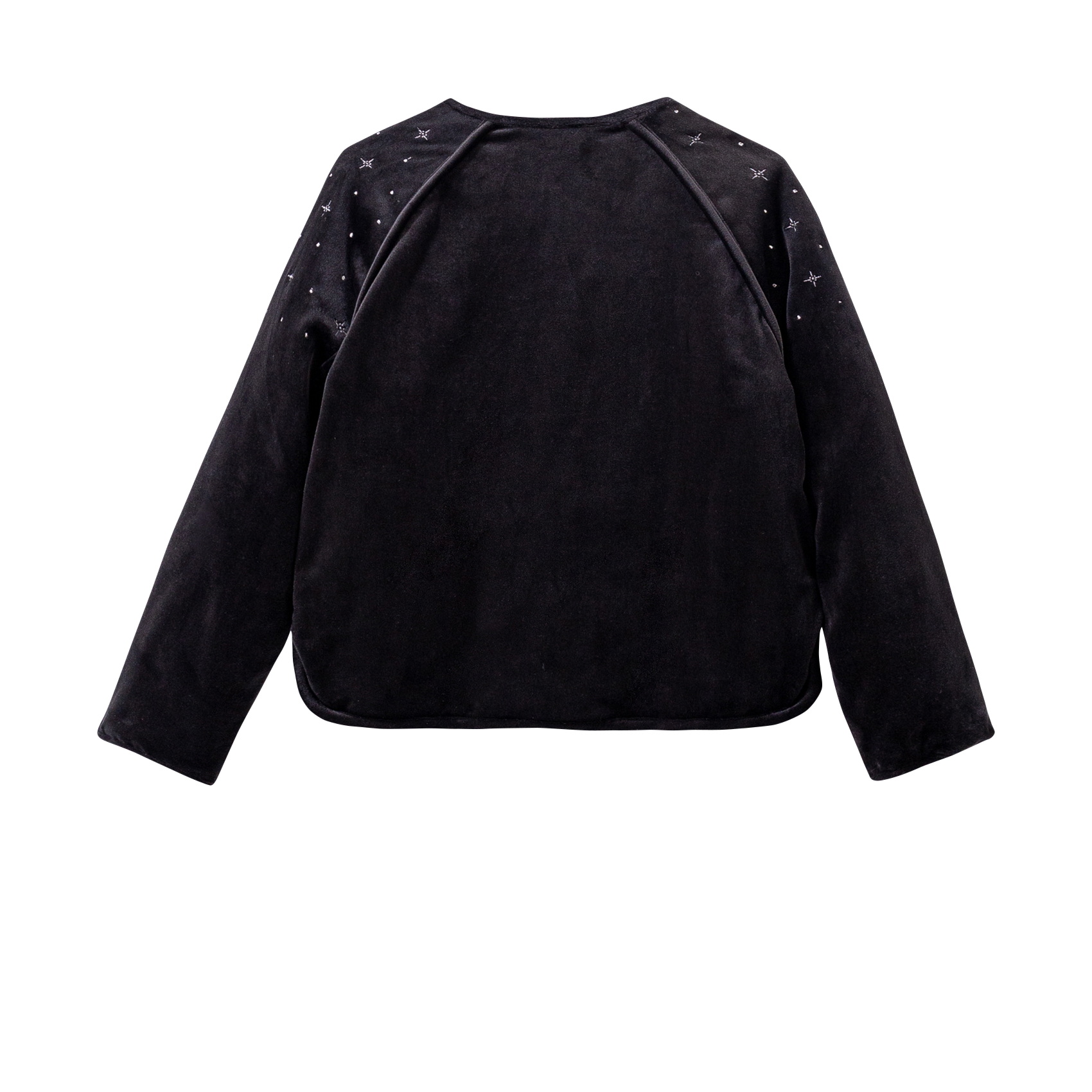 Veste col rond en velours IKKS JUNIOR Noir