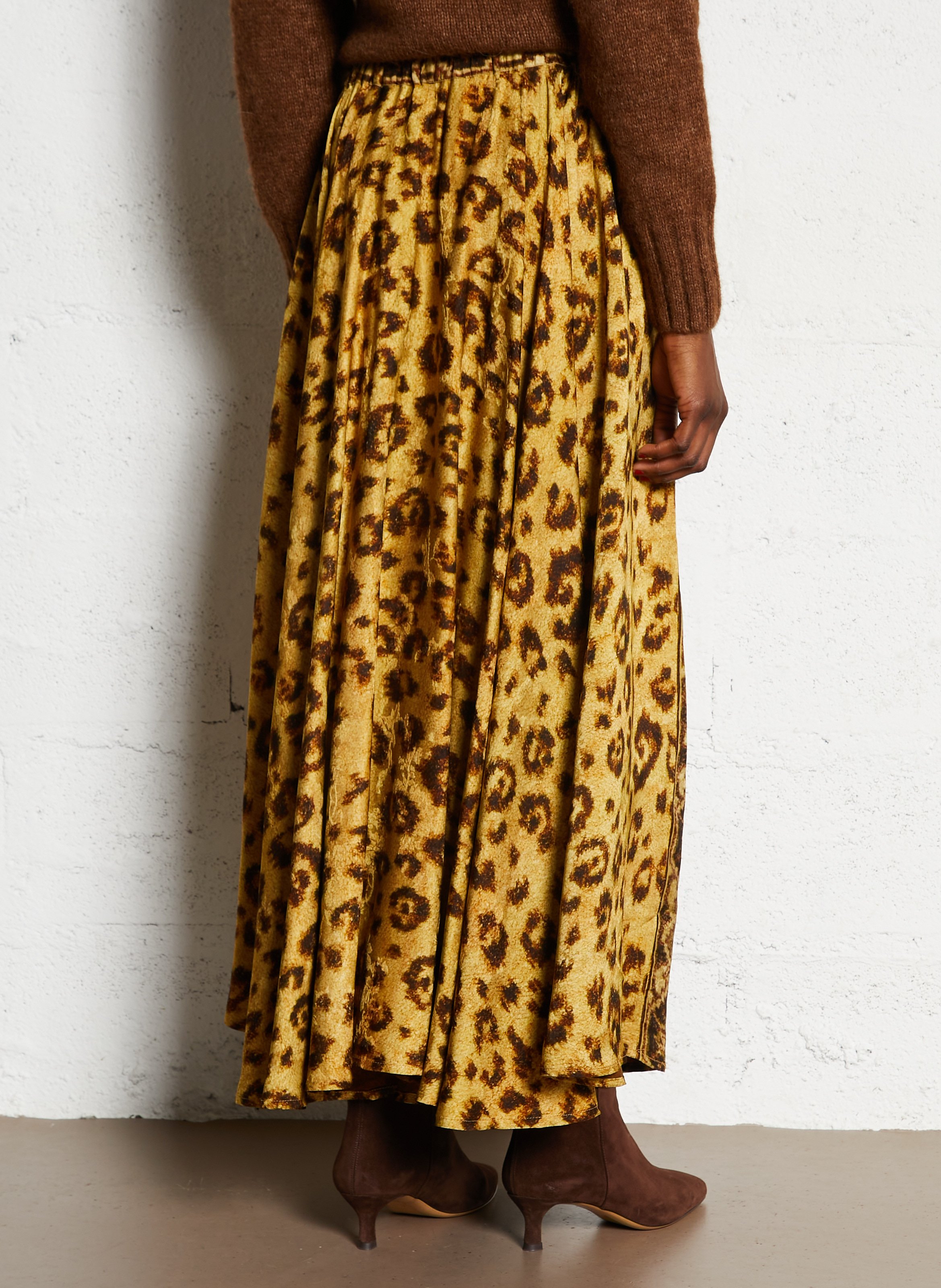 Jupe longue évasée MES DEMOISELLES Multicolore