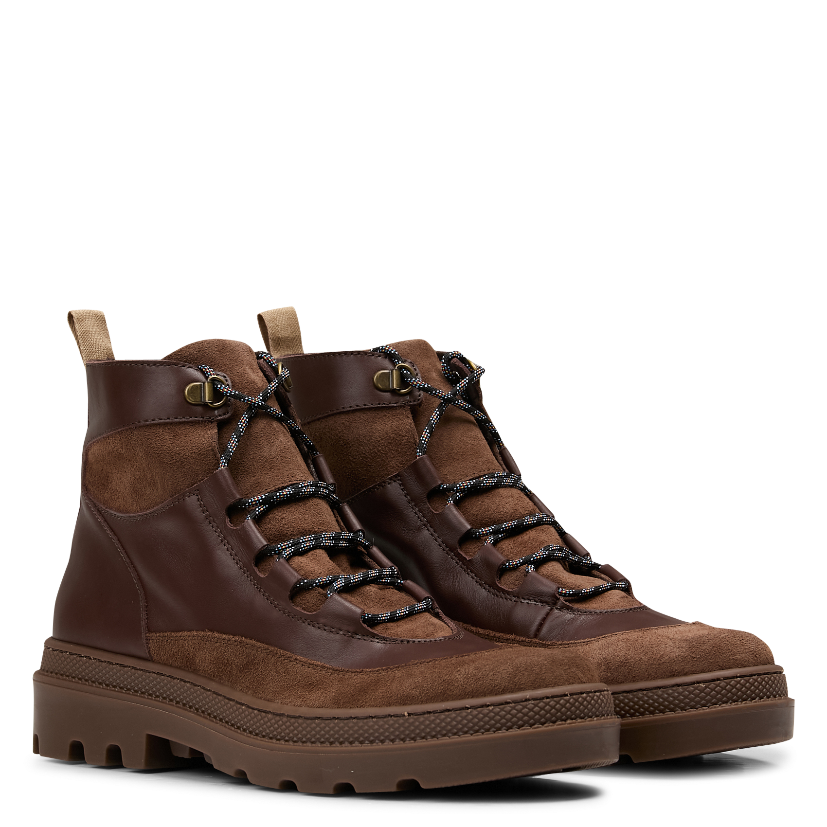 Albert leather boots NAGUISA Brown