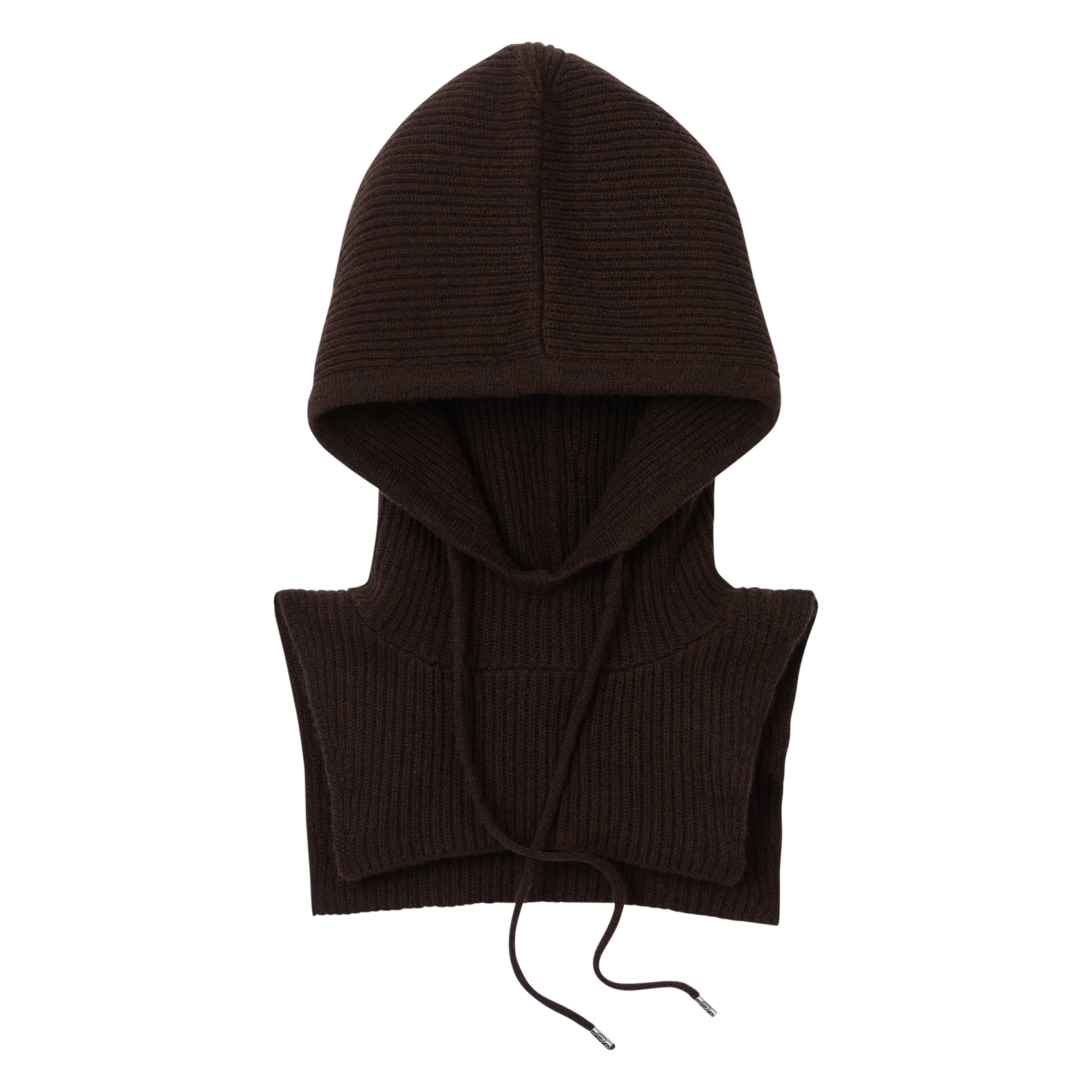 Col amovible en cachemire recyclé mélangé BA&SH Marron