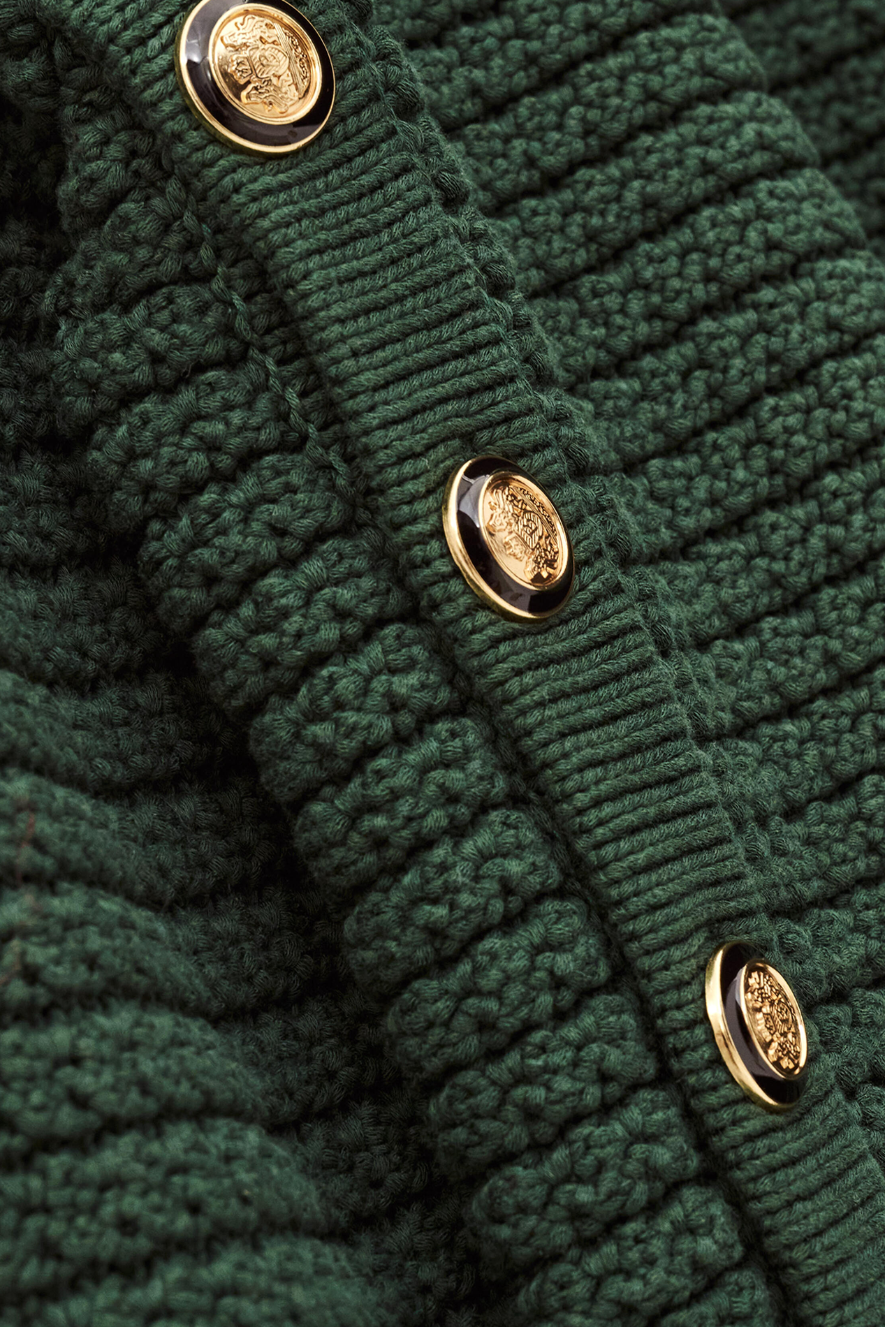 Pull droit col rond en coton mélangé BA&SH Vert