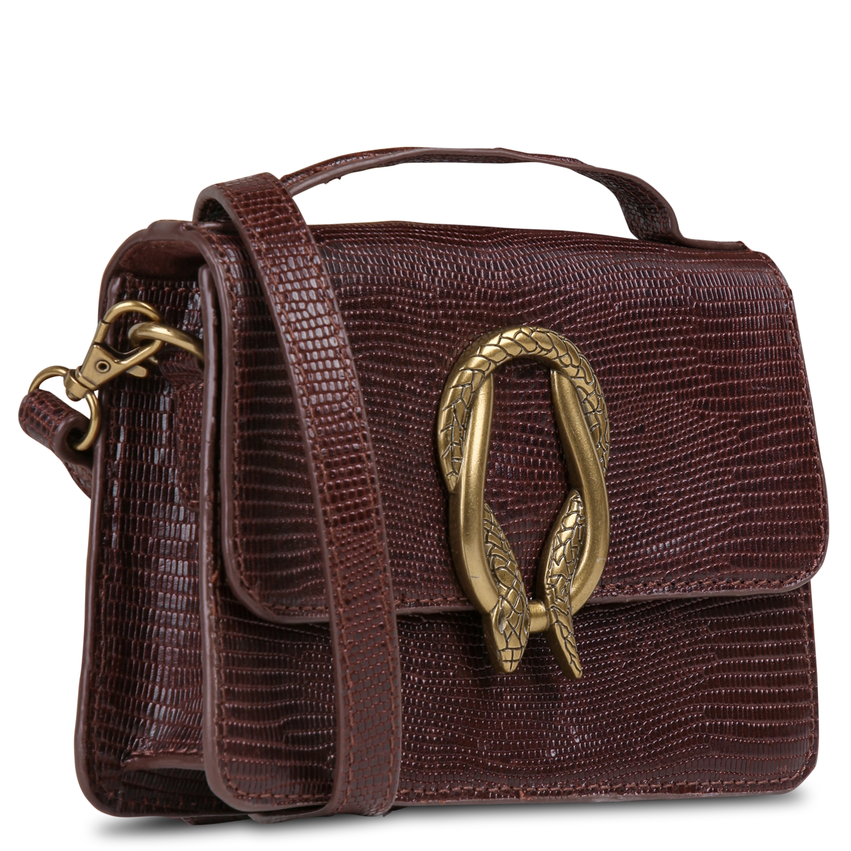 Sac bandoulière en cuir MAISON 123 Rouge