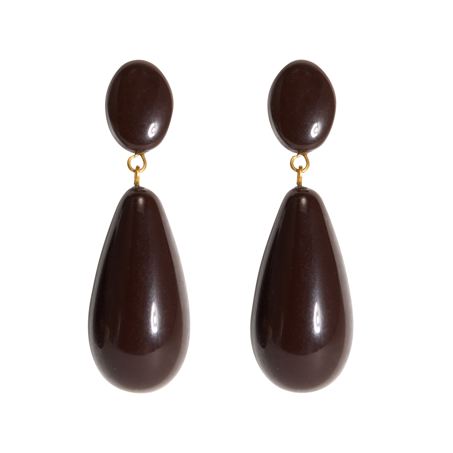 Pendientes colgantes FEEKA Negro