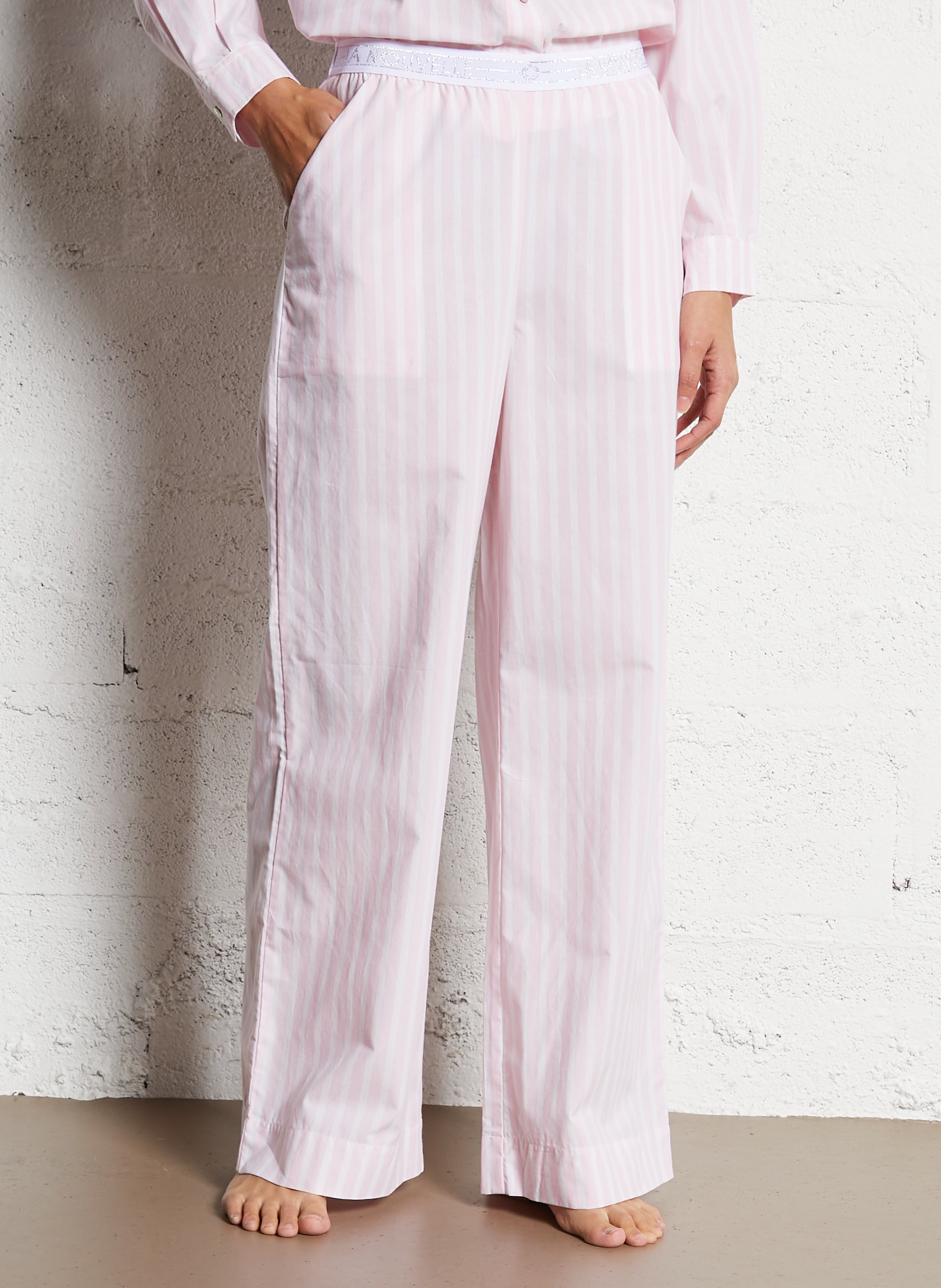 Cotton Bermuda shorts LA NOUVELLE Pink