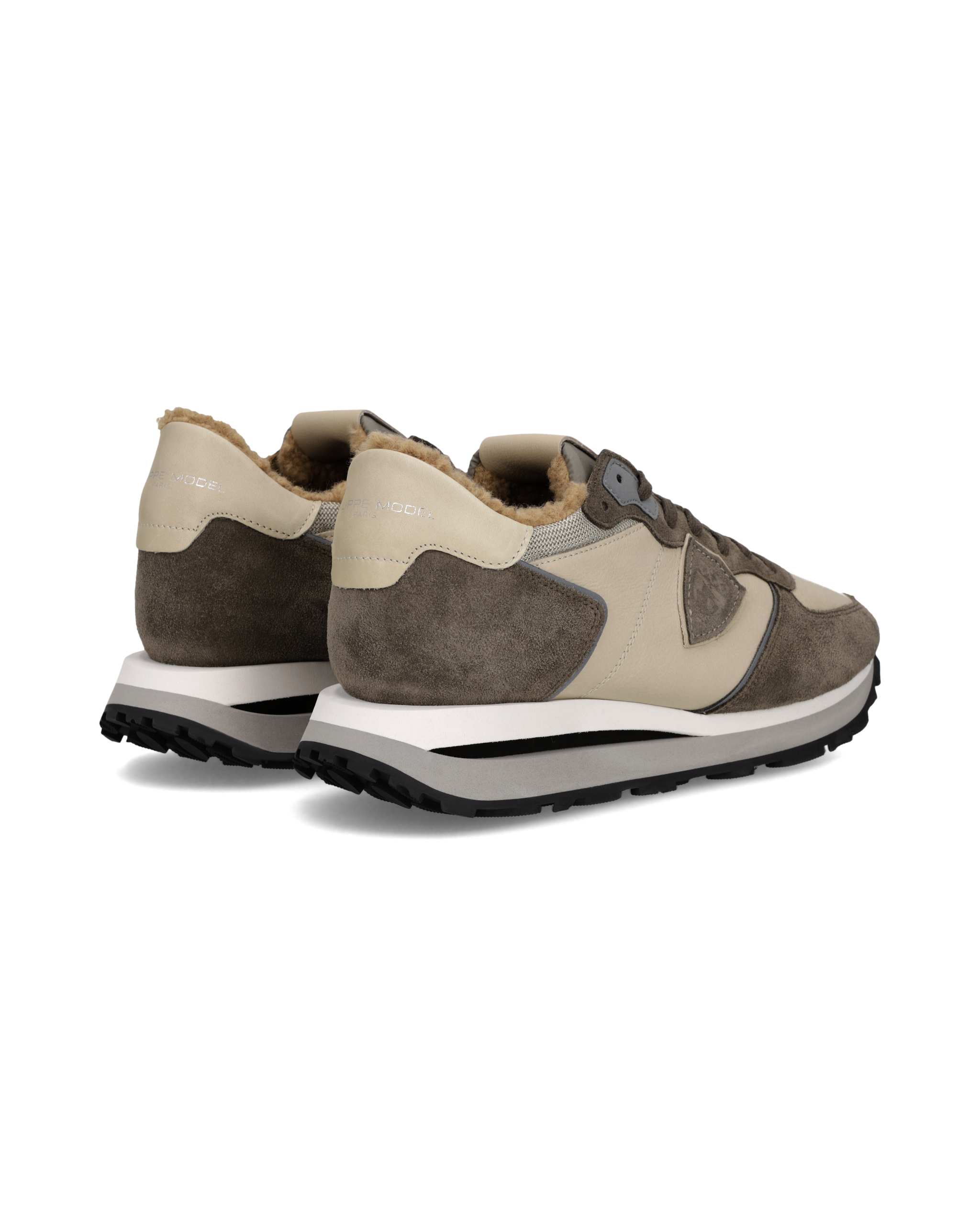 High-top running sneakers PHILIPPE MODEL Beige