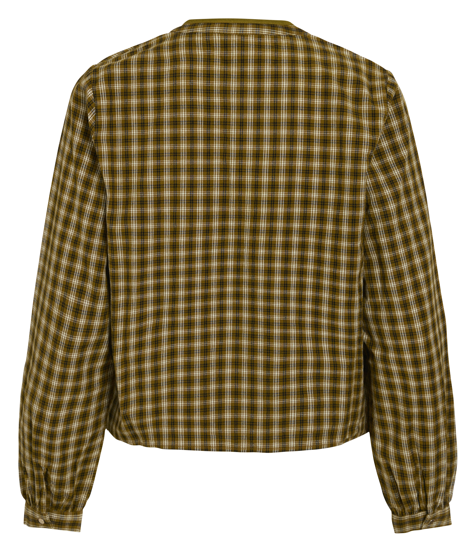 Oversized printed round neck top VILA Brown