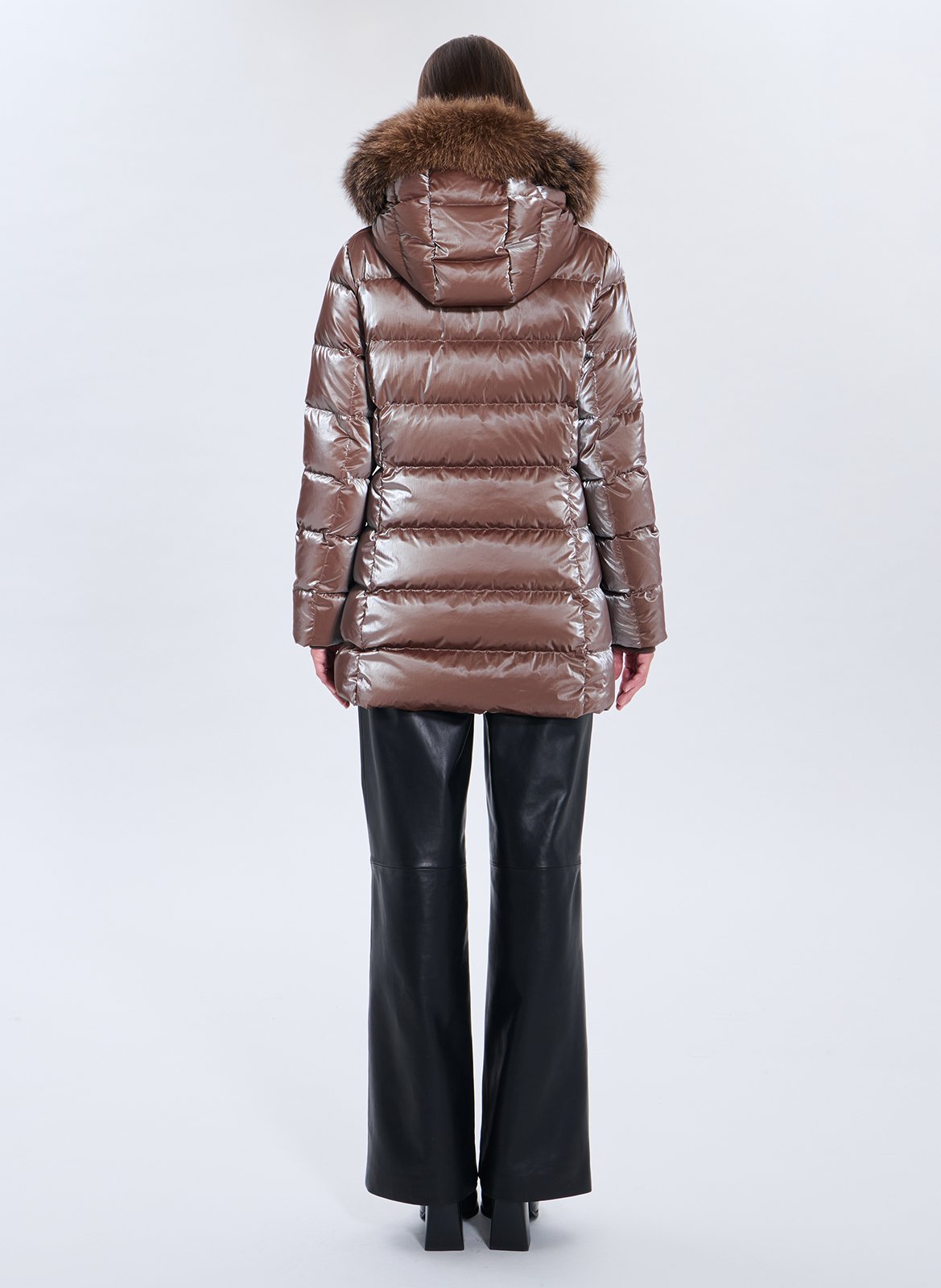 High-neck padded jacket ZAPA Beige