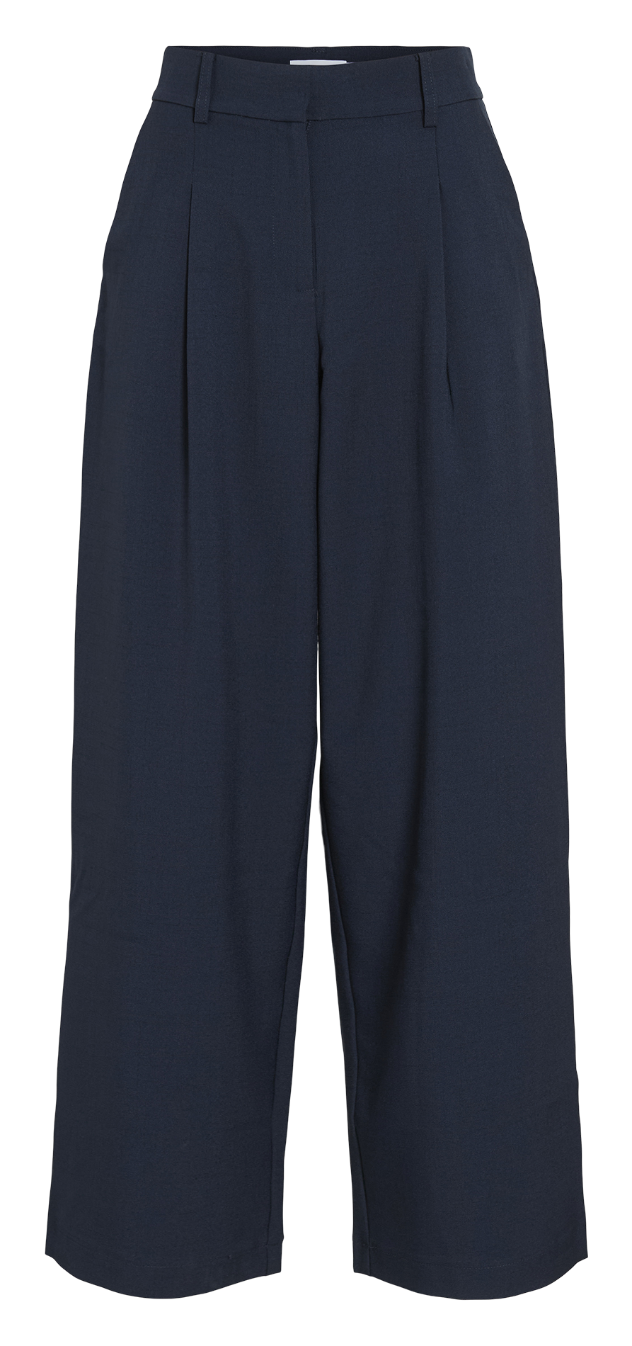 Bandplooibroek met hoge taille VILA Blauw