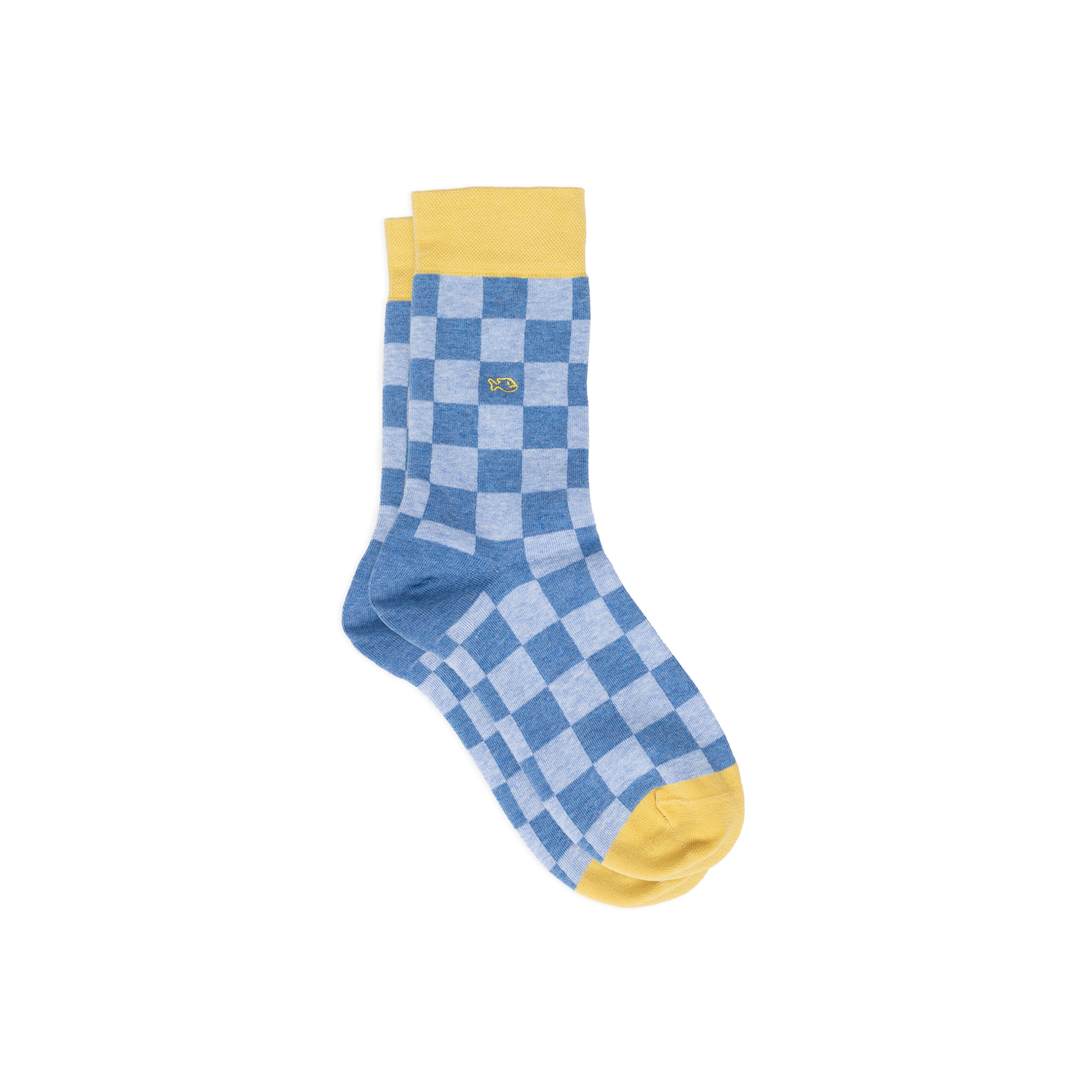 Checked combed cotton socks BILLYBELT