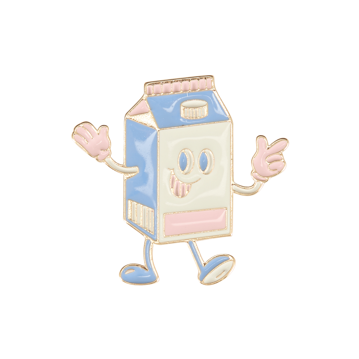 Brosche aus Messing-Mix DES PETITS HAUTS Golden