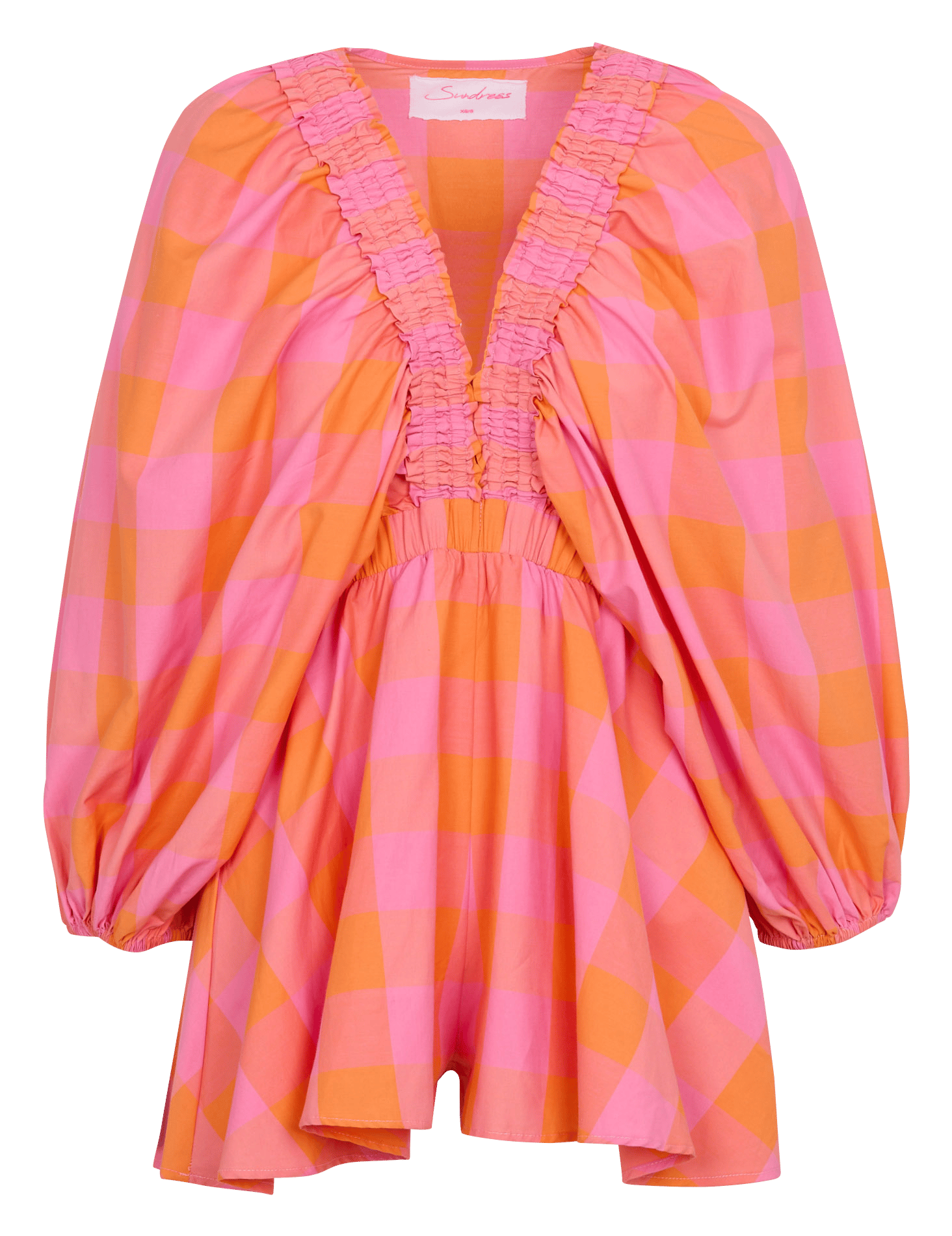 Wide-leg cotton blend playsuit SUNDRESS Multicolored