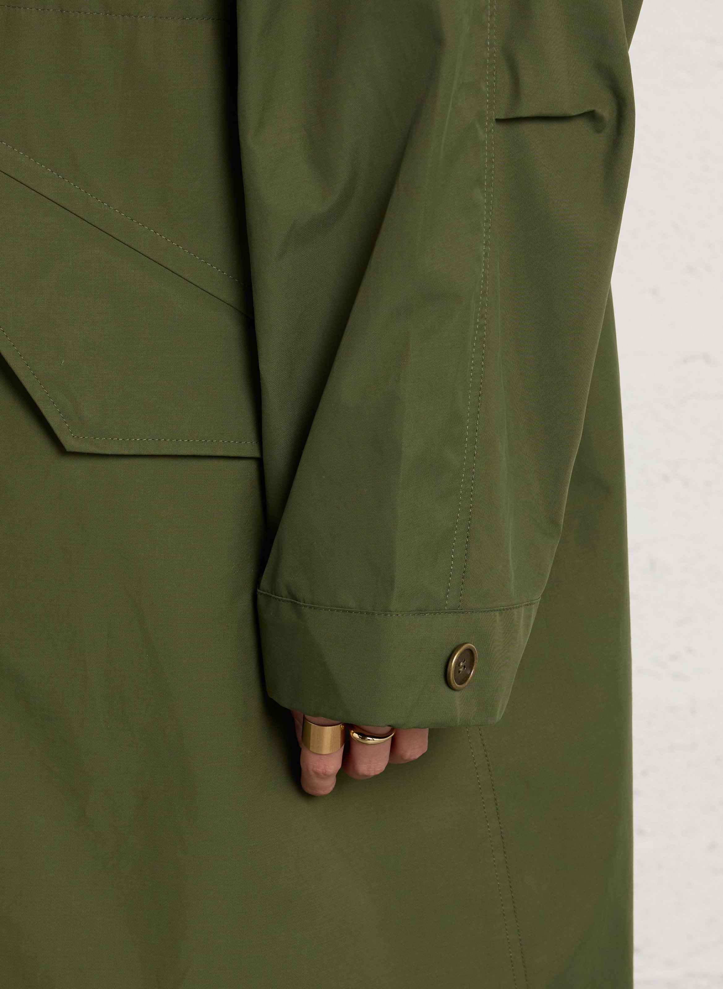 Regenjas van gemengd katoen BENSIMON Kaki